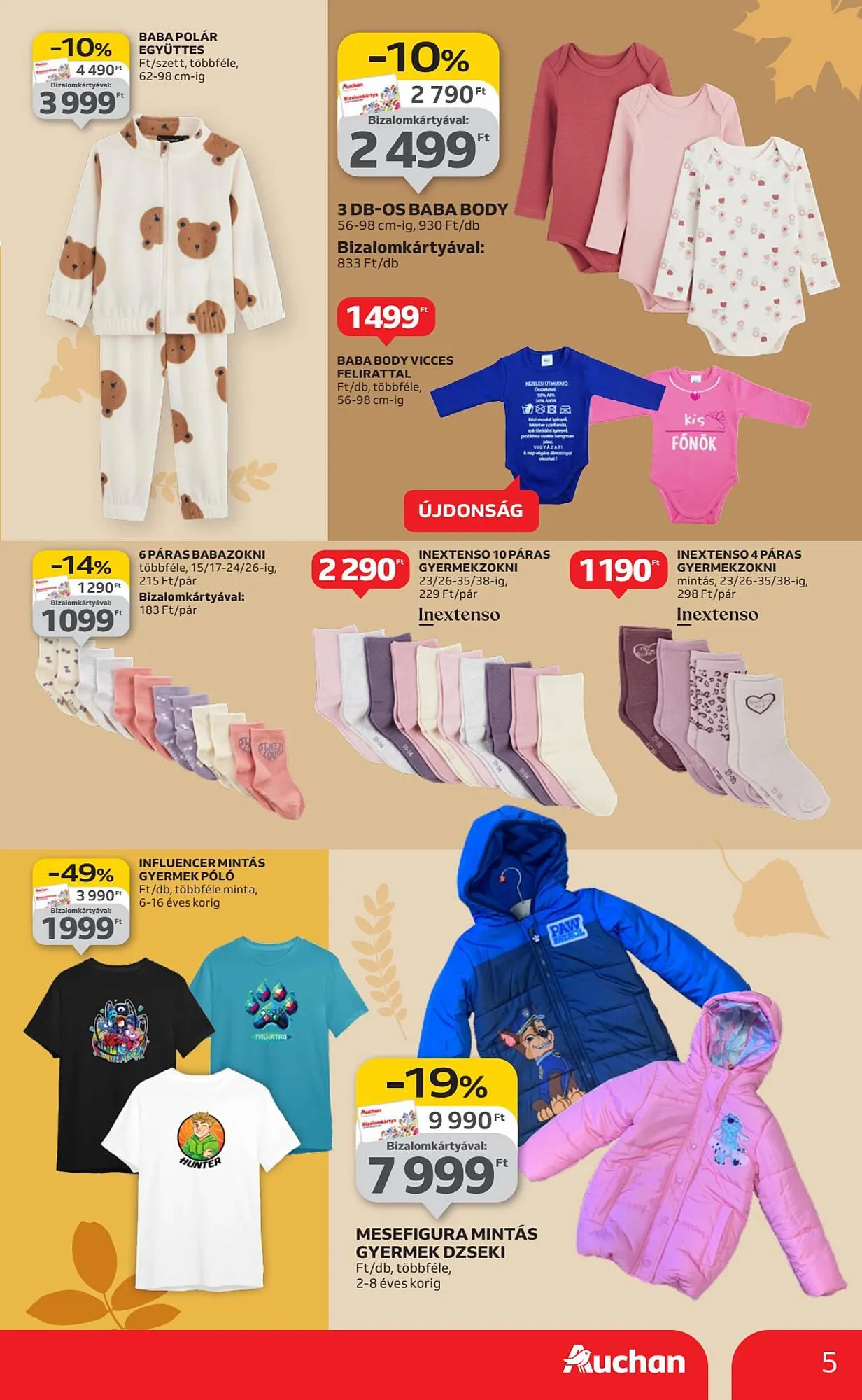 Katalógus Auchan akciós újság október 30.-tól november 26.-ig 2025. - Oldal 5