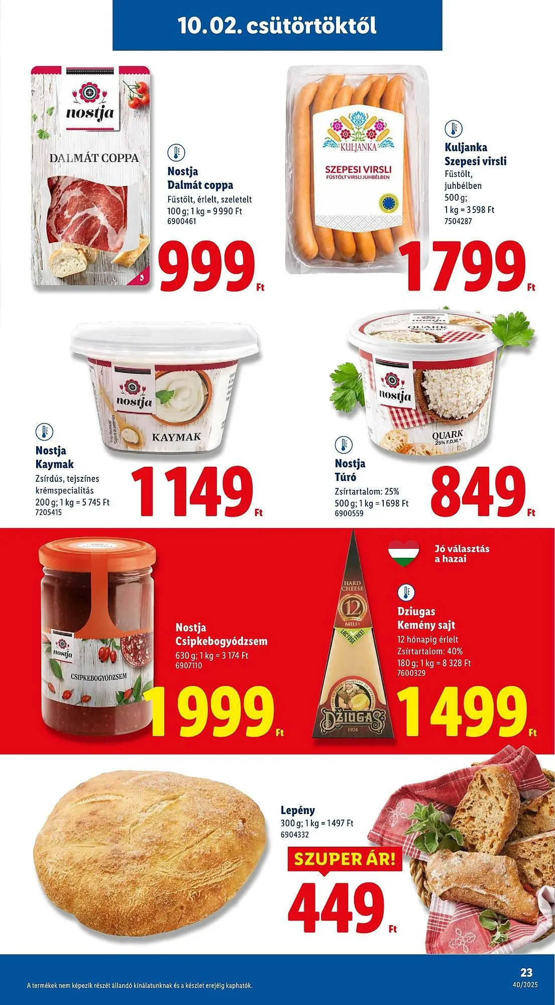 Katalógus Lidl akciós újság október 2.-tól október 8.-ig 2025. - Oldal 23