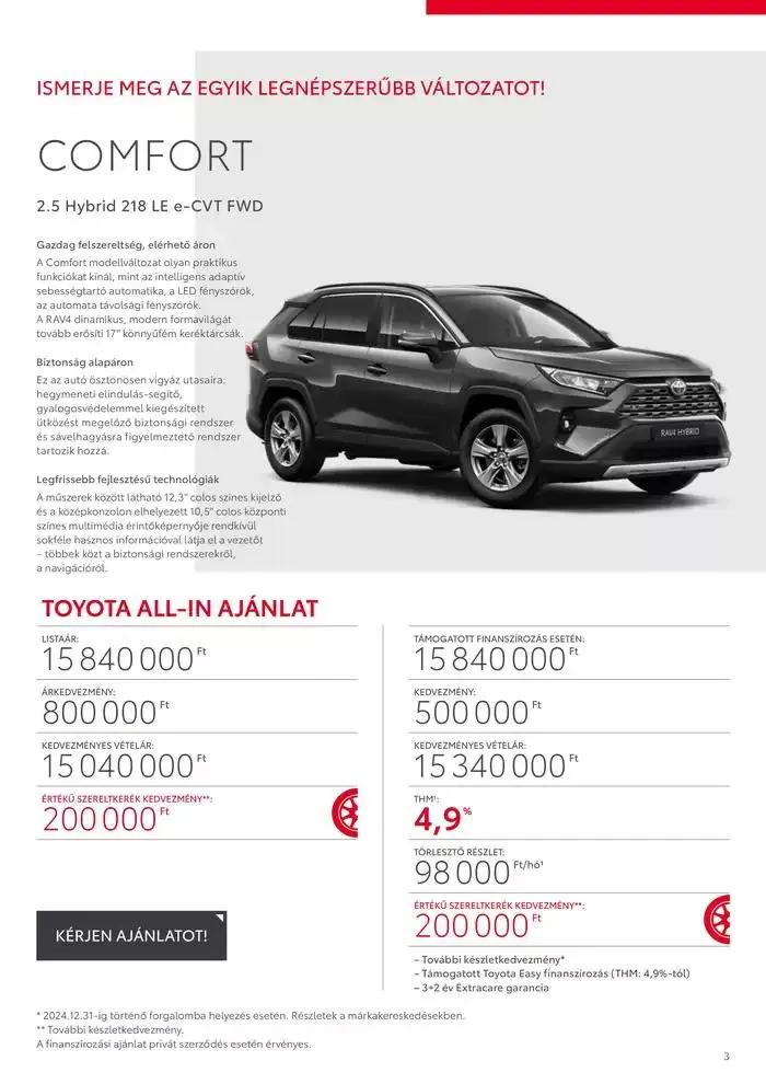 Katalógus Toyota RAV4 HYBRID november 20.-tól november 20.-ig 2025. - Oldal 3