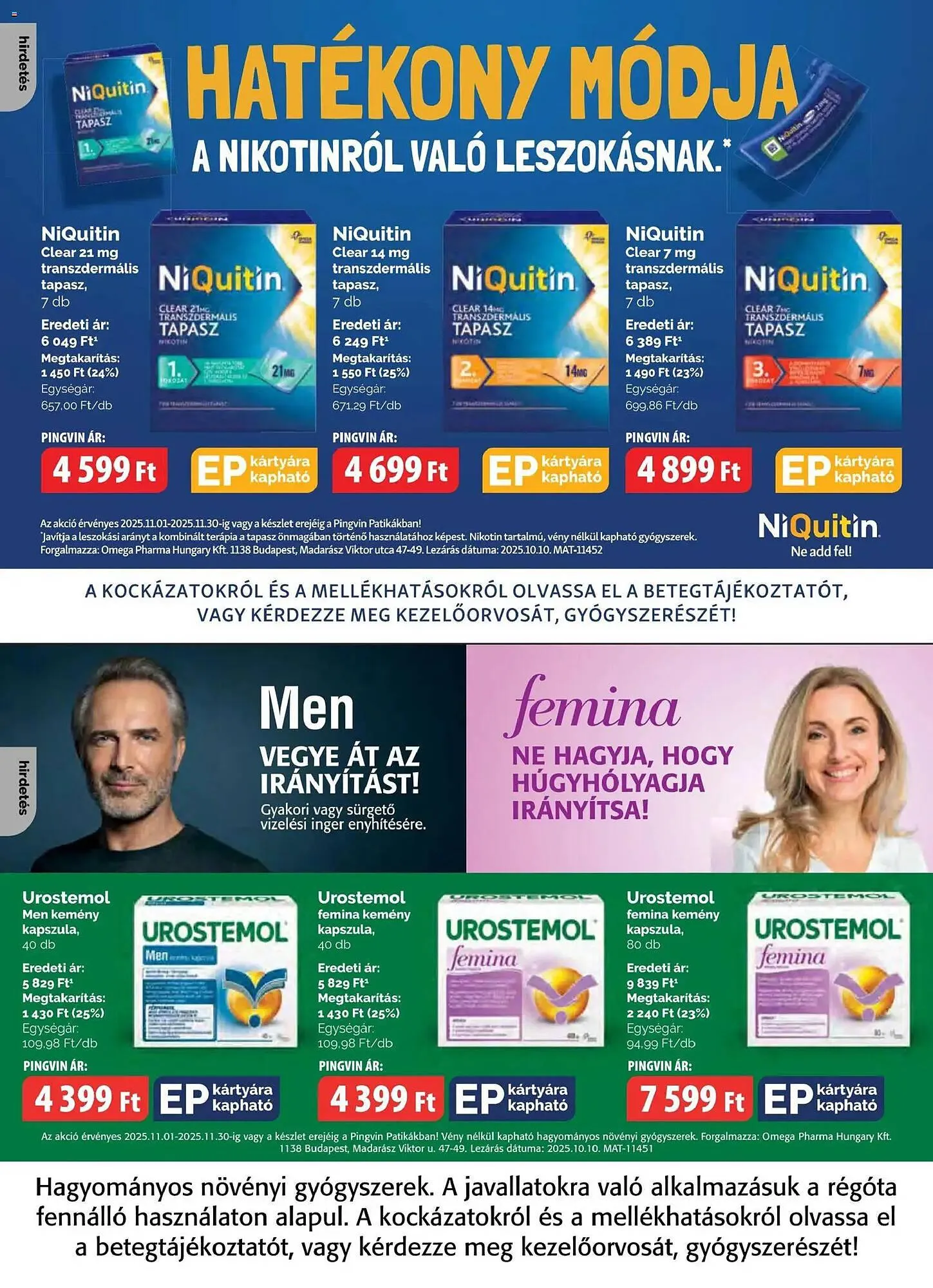 Katalógus Pingvin Patika akciós újság november 1.-tól november 30.-ig 2025. - Oldal 10