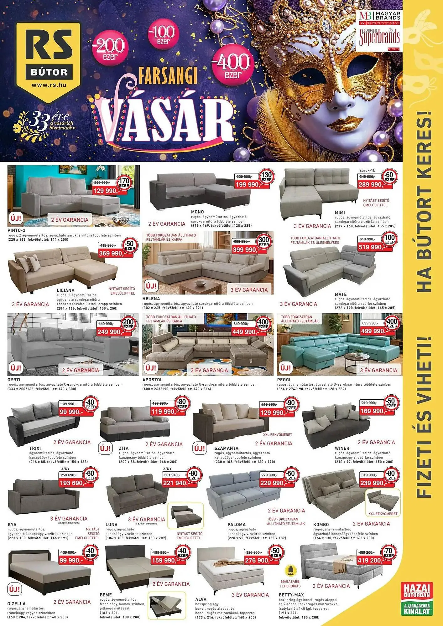Katalógus RS Bútor katalógus január 30.-tól február 26.-ig 2026. - Oldal 1