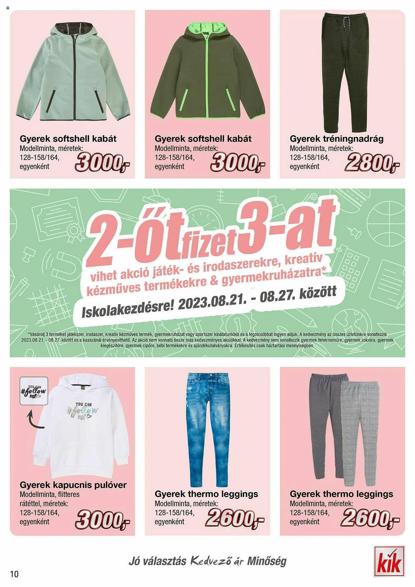 Katalógus Kik akciós újság augusztus 21.-tól szeptember 4.-ig 2023. - Oldal 10