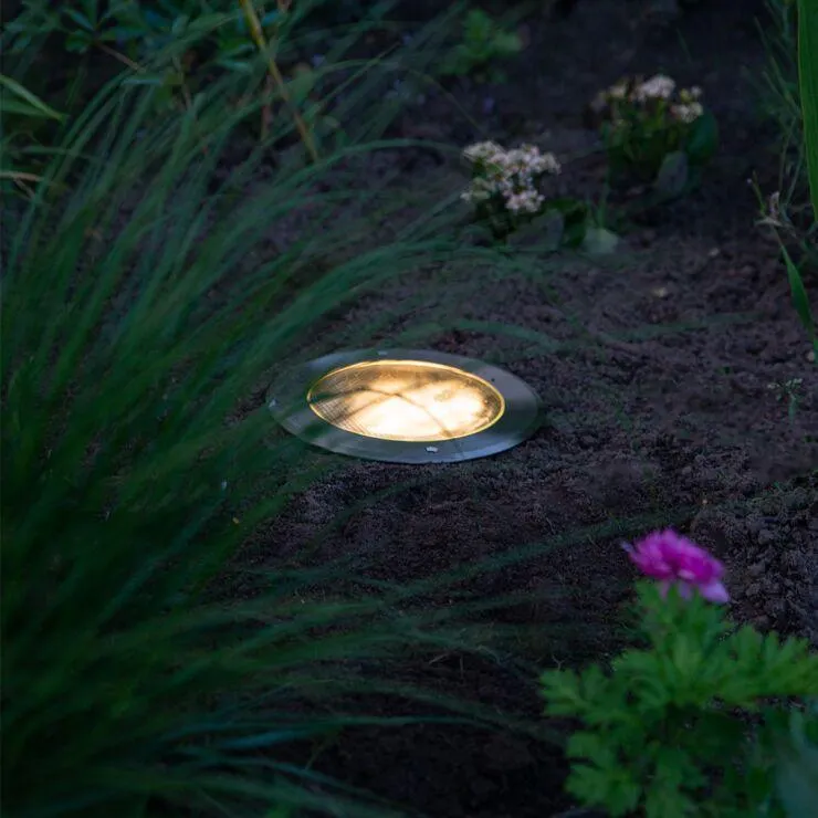 Kültéri csiszolt spot acél AR111 állítható IP65 - Delux Honey