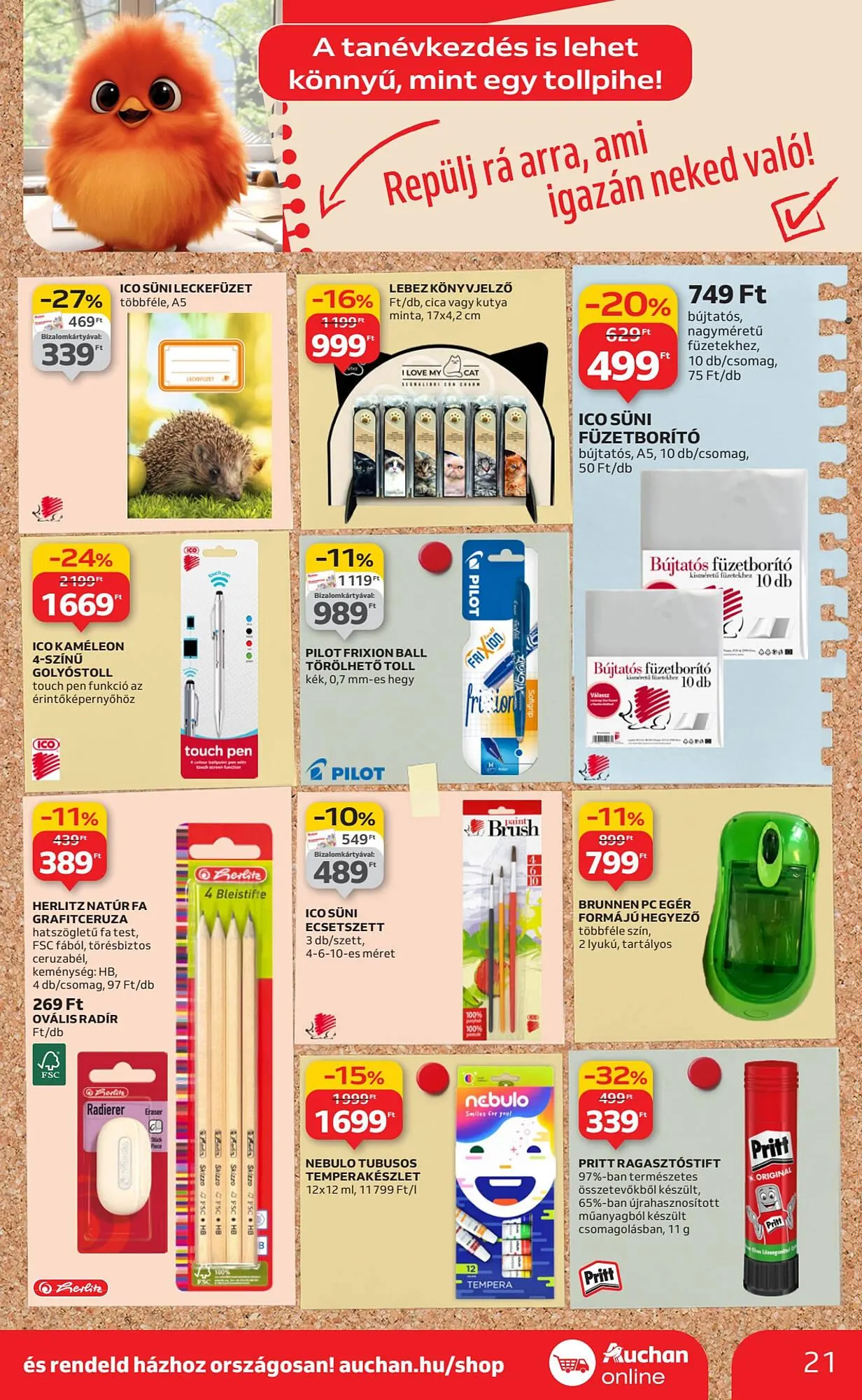 Katalógus Auchan akciós újság augusztus 21.-tól szeptember 10.-ig 2025. - Oldal 21