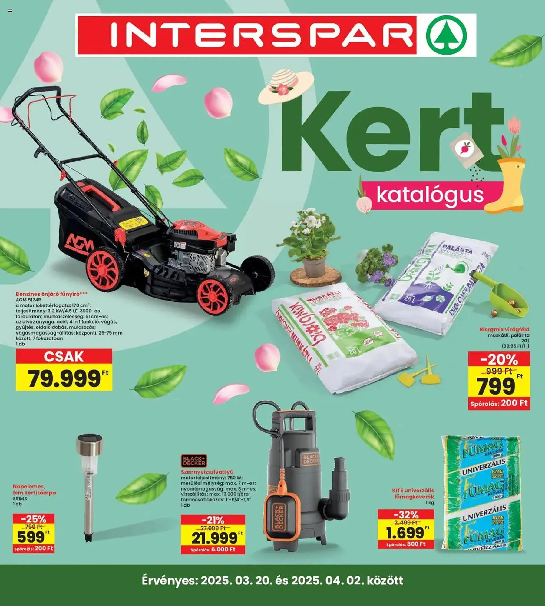 Katalógus Interspar akciós újság március 20.-tól április 2.-ig 2025. - Oldal 1