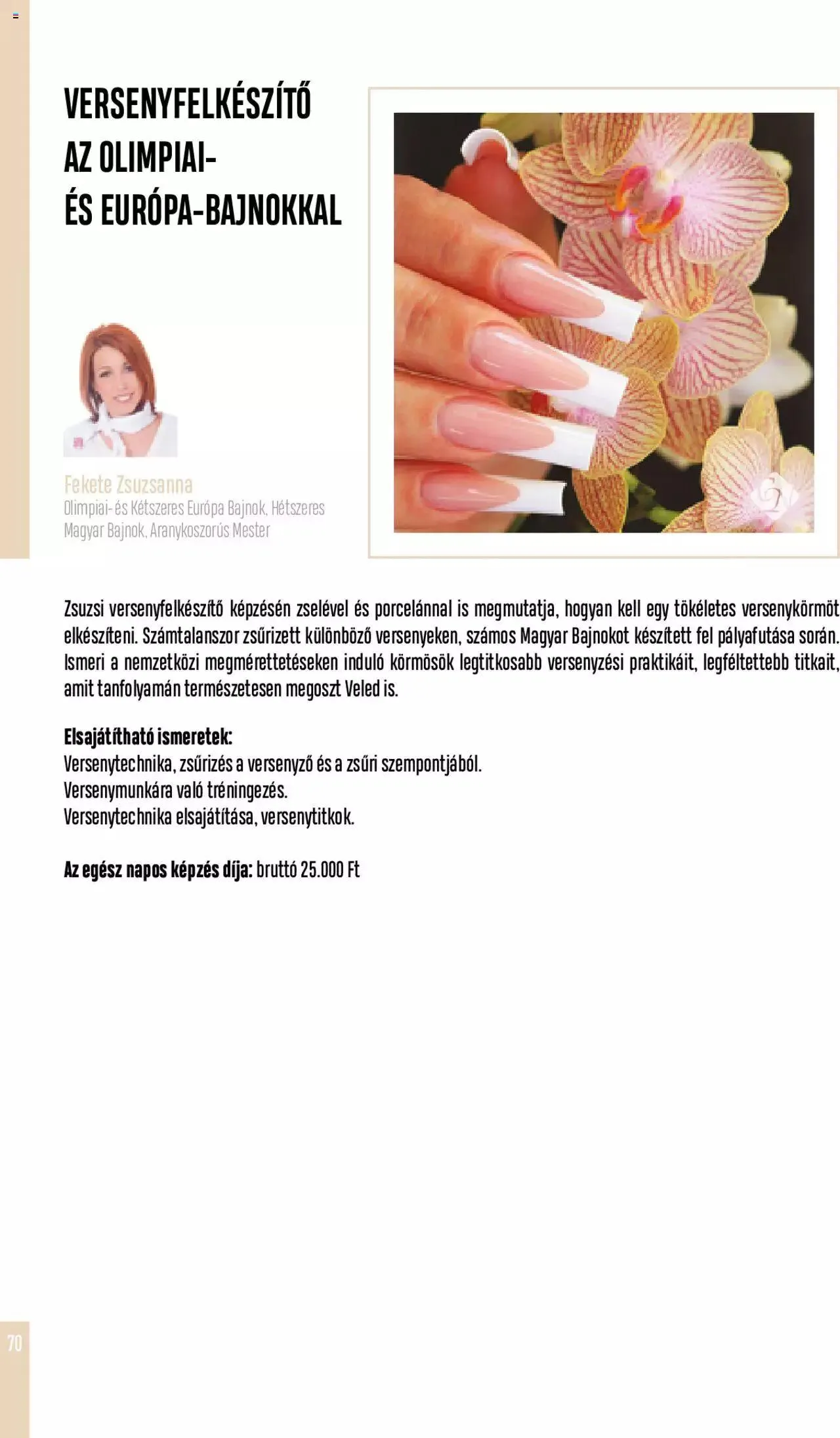 Katalógus Crystal Nails - Oktatási kézikönyv szeptember 5.-tól december 31.-ig 2023. - Oldal 70