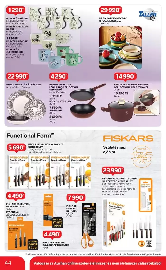 Katalógus Catalog Auchan október 28.-tól november 6.-ig 2024. - Oldal 44