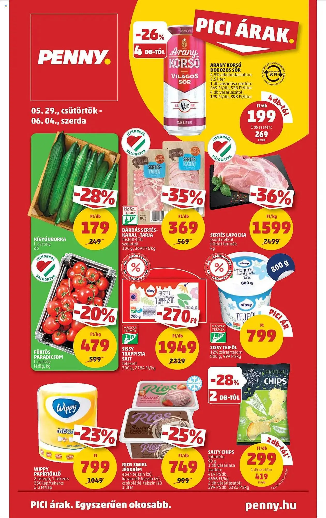 Katalógus PENNY akciós újság május 29.-tól június 4.-ig 2025. - Oldal 1