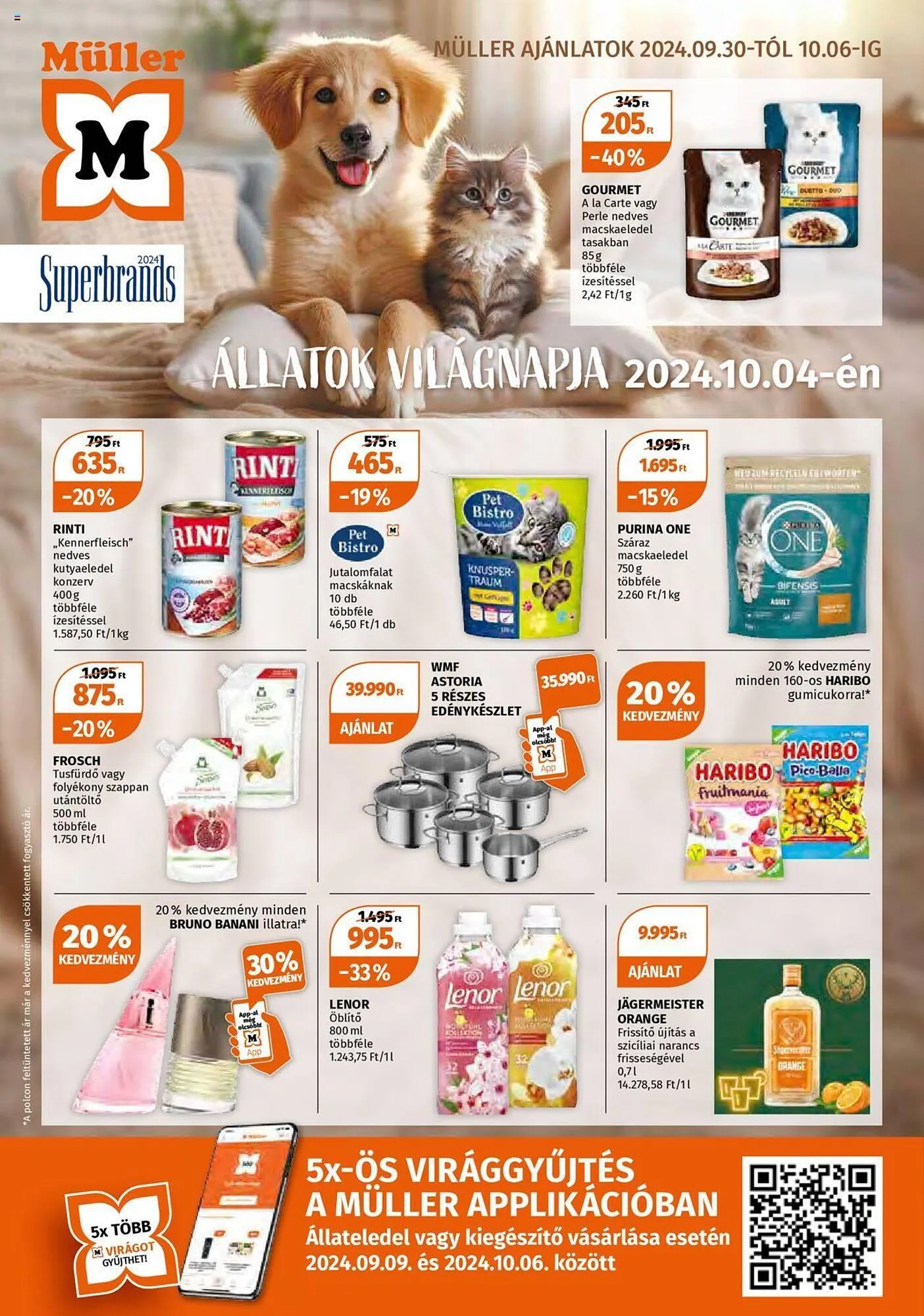 Katalógus Müller akciós újság szeptember 30.-tól október 6.-ig 2024. - Oldal 1