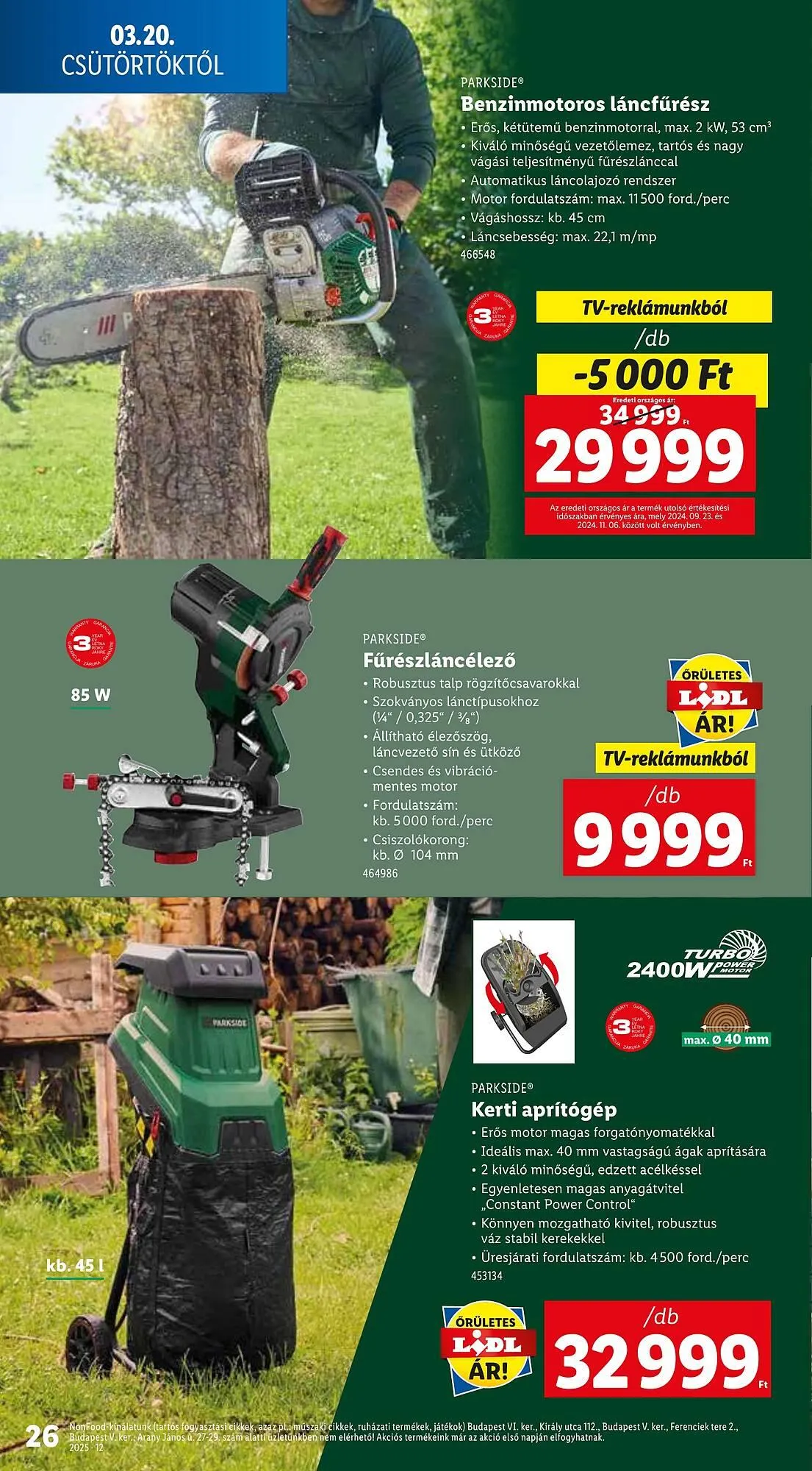Katalógus Lidl akciós újság március 20.-tól március 26.-ig 2025. - Oldal 26