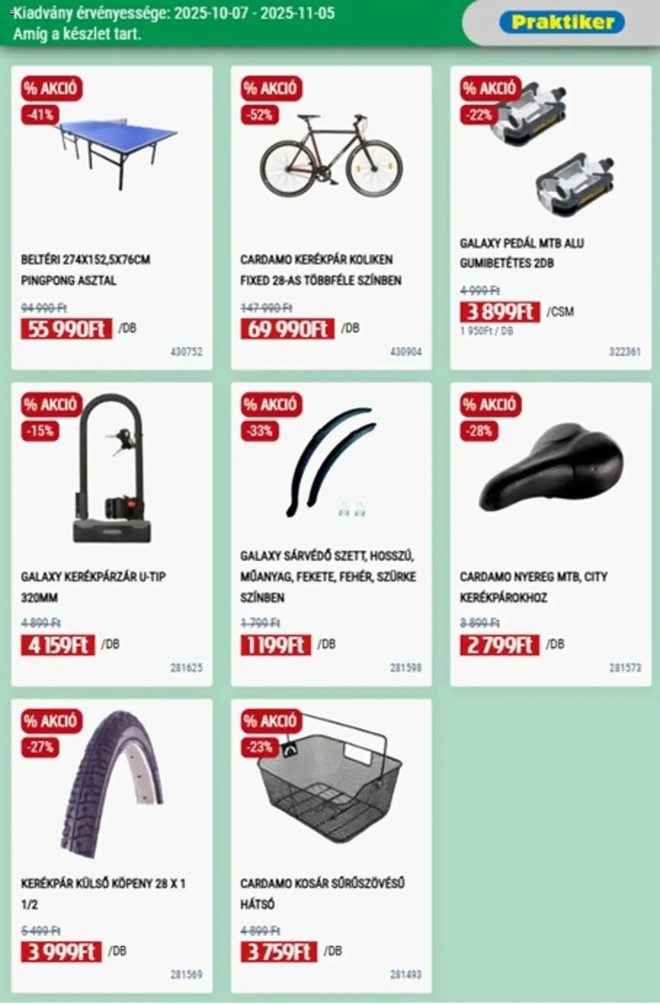 Katalógus Praktiker akciós újság október 7.-tól november 5.-ig 2025. - Oldal 35