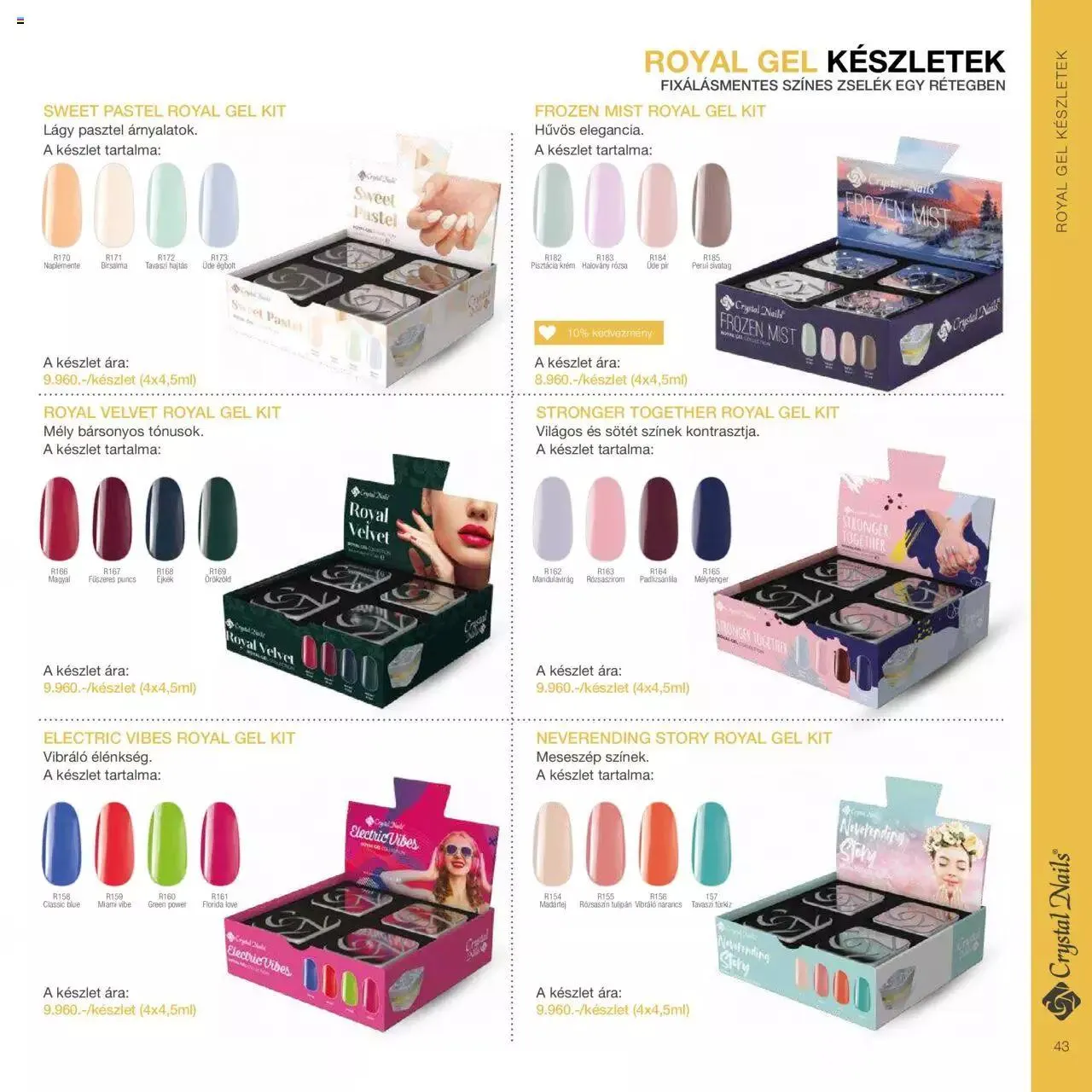 Katalógus Crystal Nails - Nagykatalógus 22/23 március 8.-tól december 31.-ig 2023. - Oldal 43