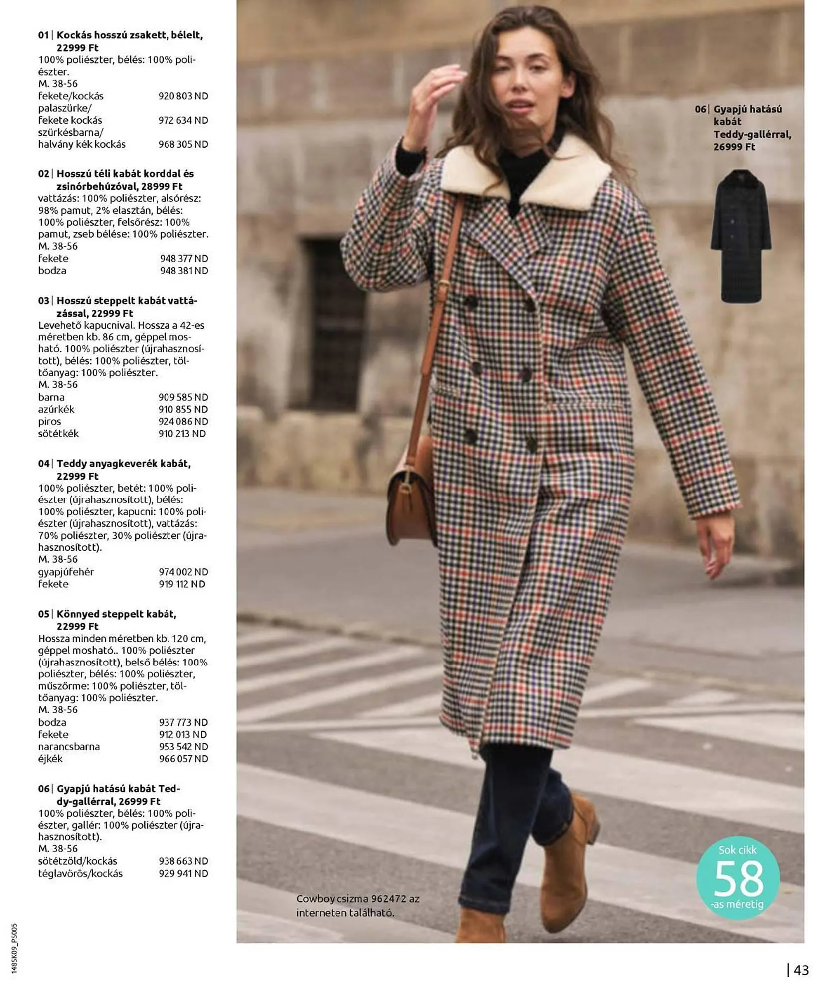 Katalógus Bonprix akciós újság szeptember 6.-tól február 28.-ig 2024. - Oldal 45