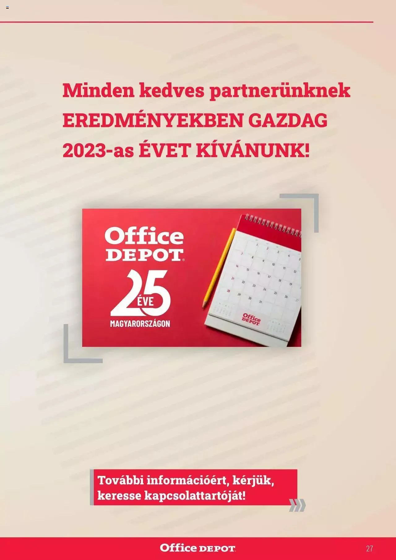 Katalógus Office Depot - Akciós újság október 4.-tól december 31.-ig 2023. - Oldal 27