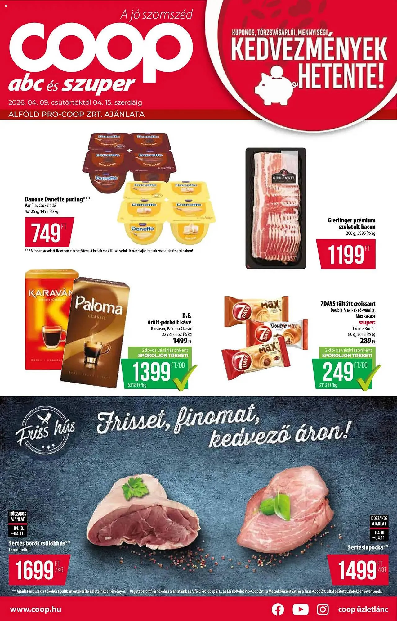 Katalógus Coop akciós újság április 9.-tól április 15.-ig 2026. - Oldal 1