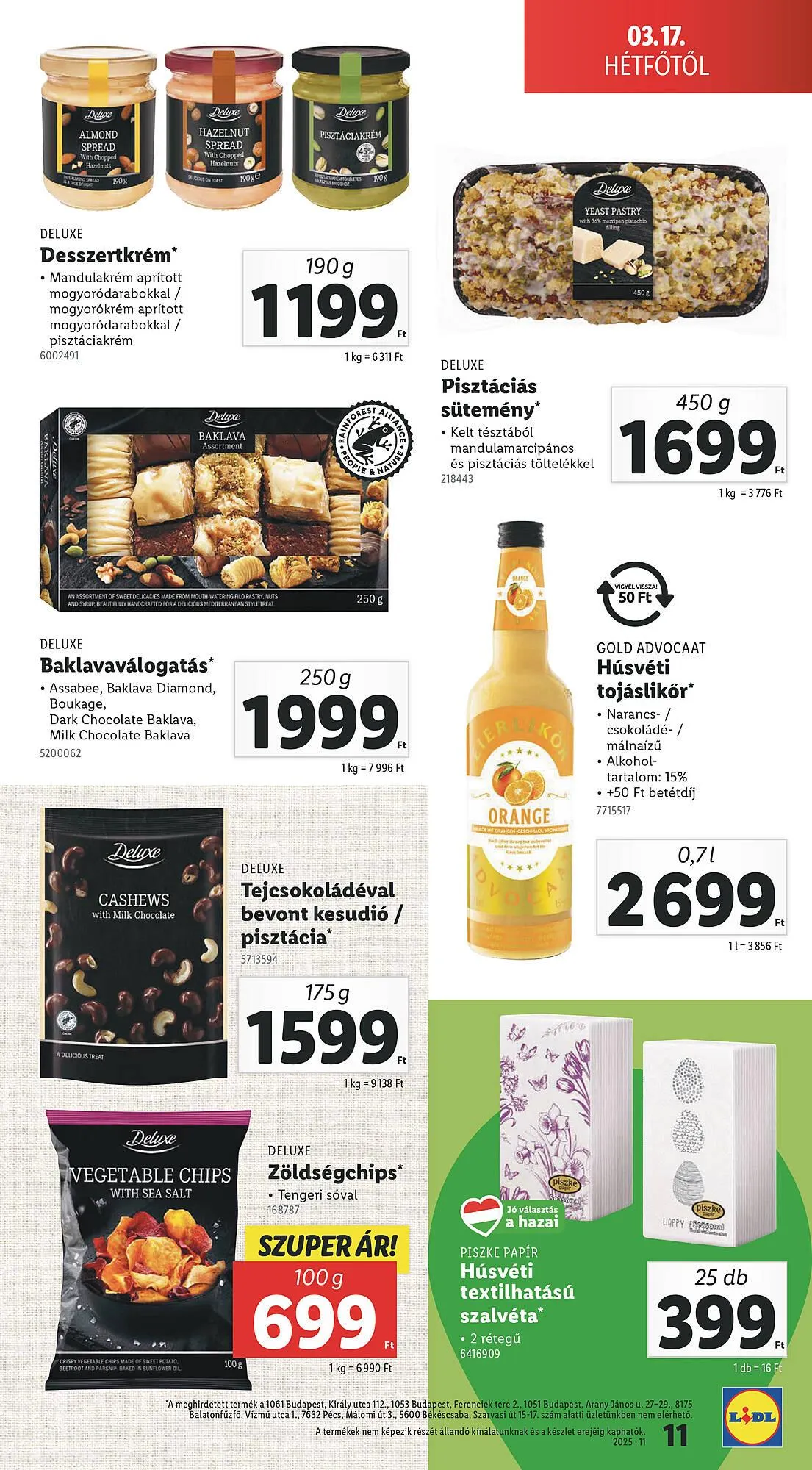 Katalógus Lidl akciós újság március 17.-tól április 20.-ig 2025. - Oldal 11
