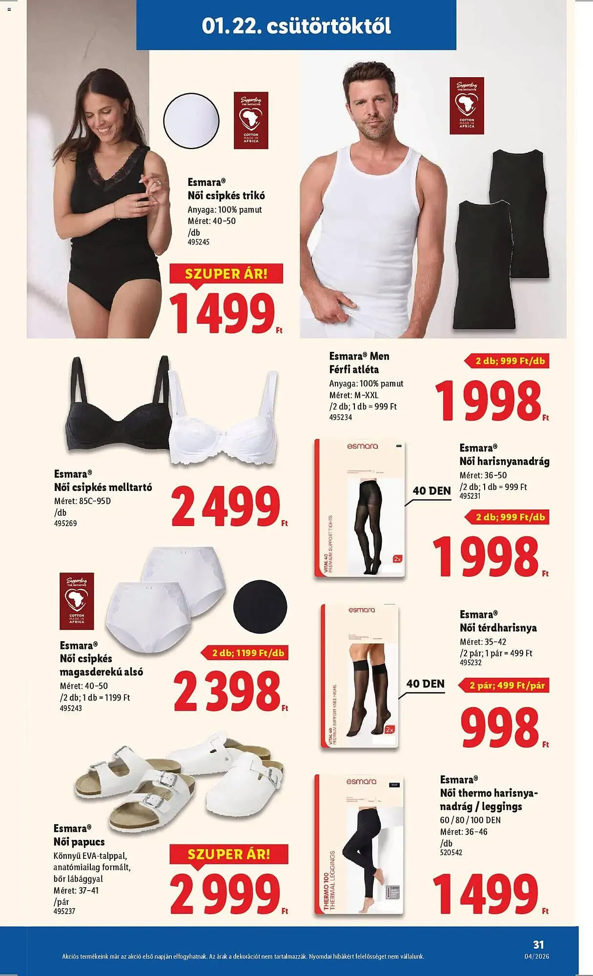 Katalógus Lidl akciós újság január 22.-tól január 28.-ig 2026. - Oldal 31