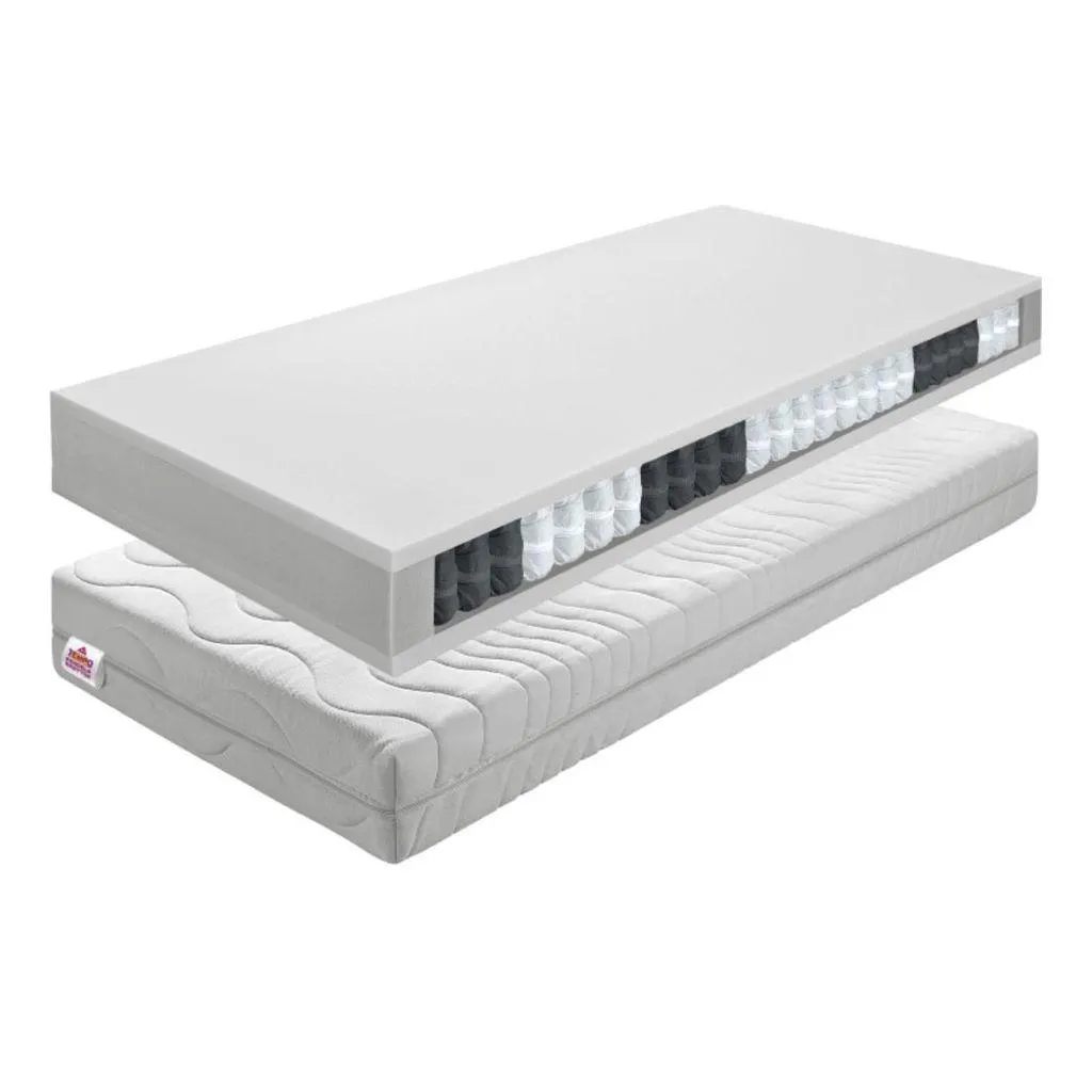 Rugós matrac, 18 cm vastag, közepesen kemény, 180x200 cm - IDA