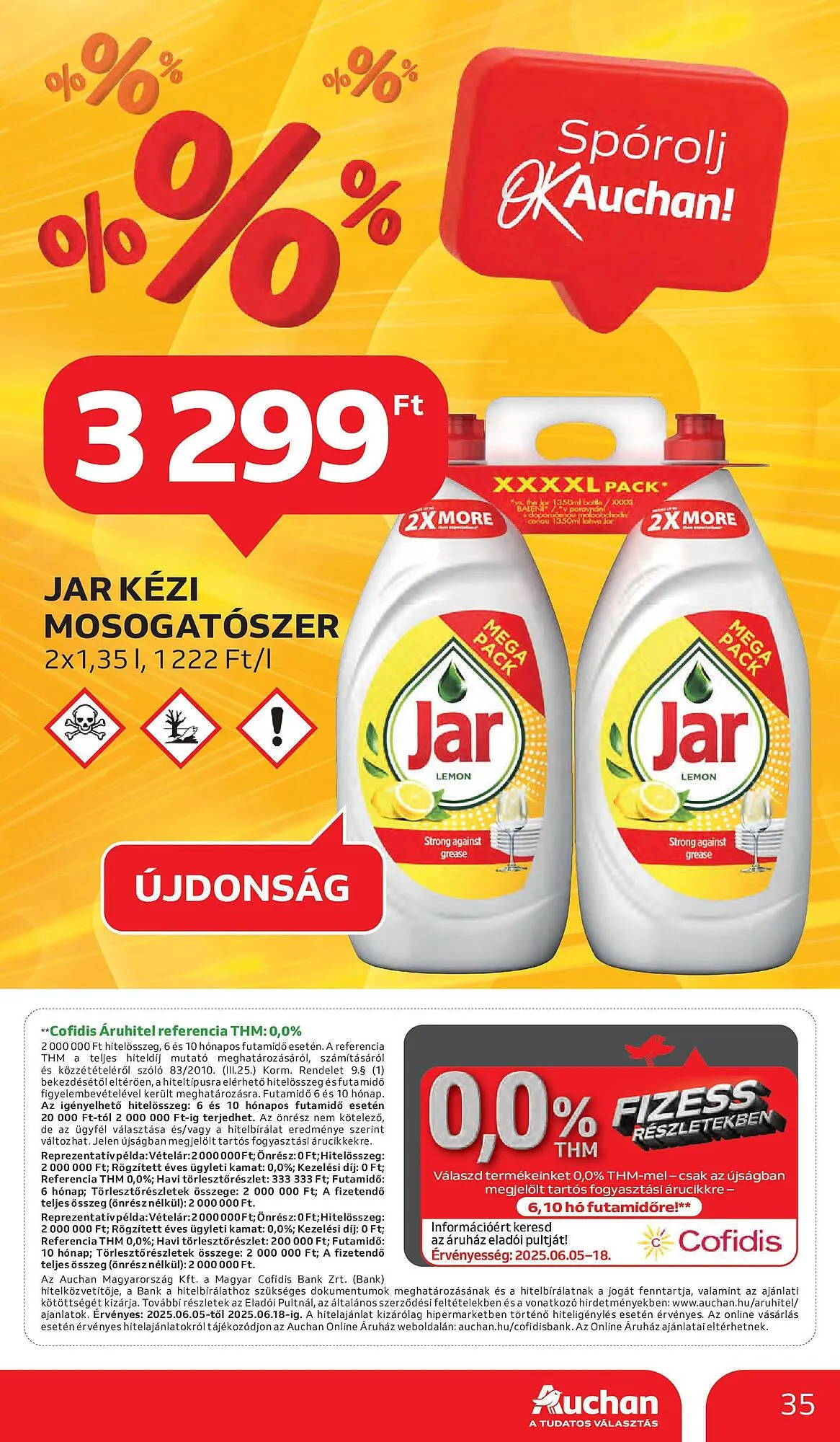 Katalógus Auchan akciós újság június 5.-tól június 11.-ig 2025. - Oldal 35