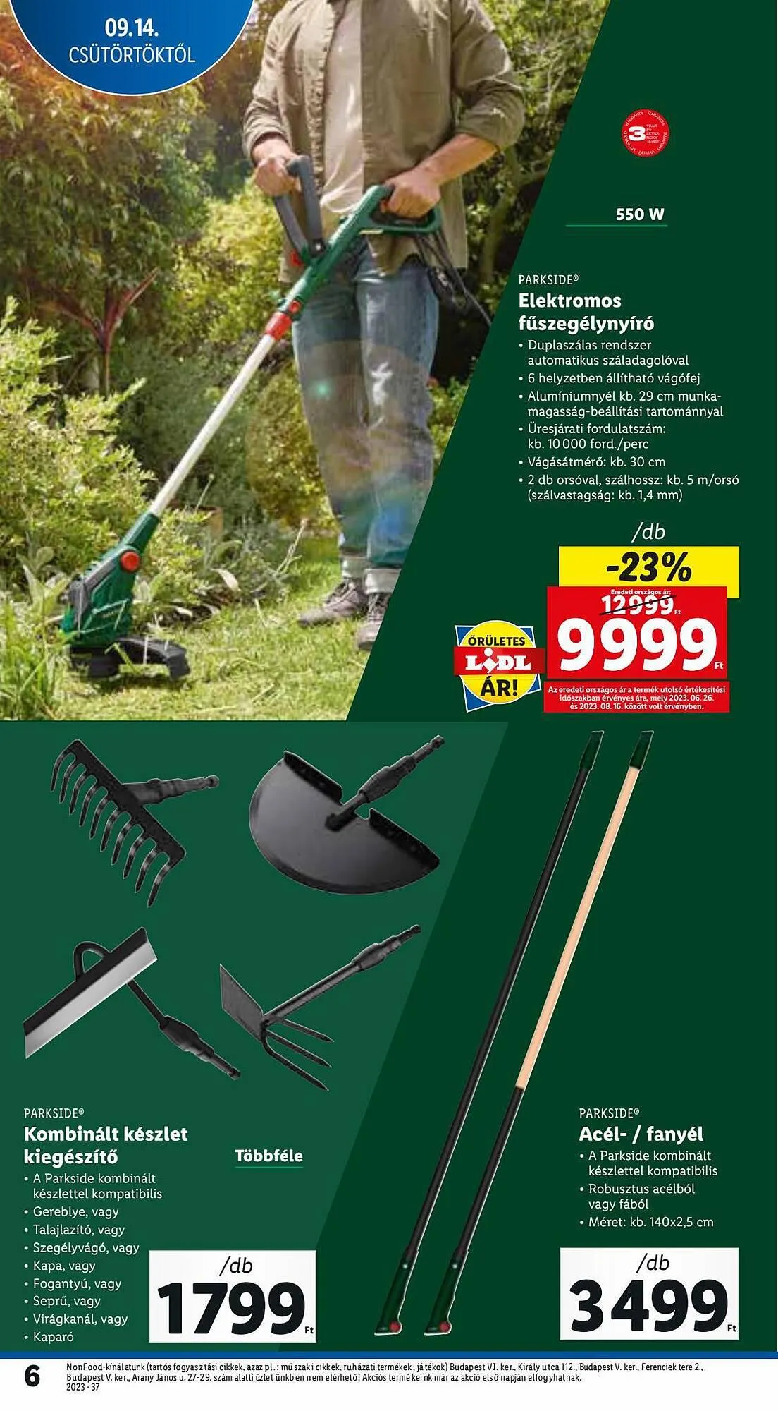 Katalógus Lidl akciós újság szeptember 14.-tól szeptember 20.-ig 2023. - Oldal 6