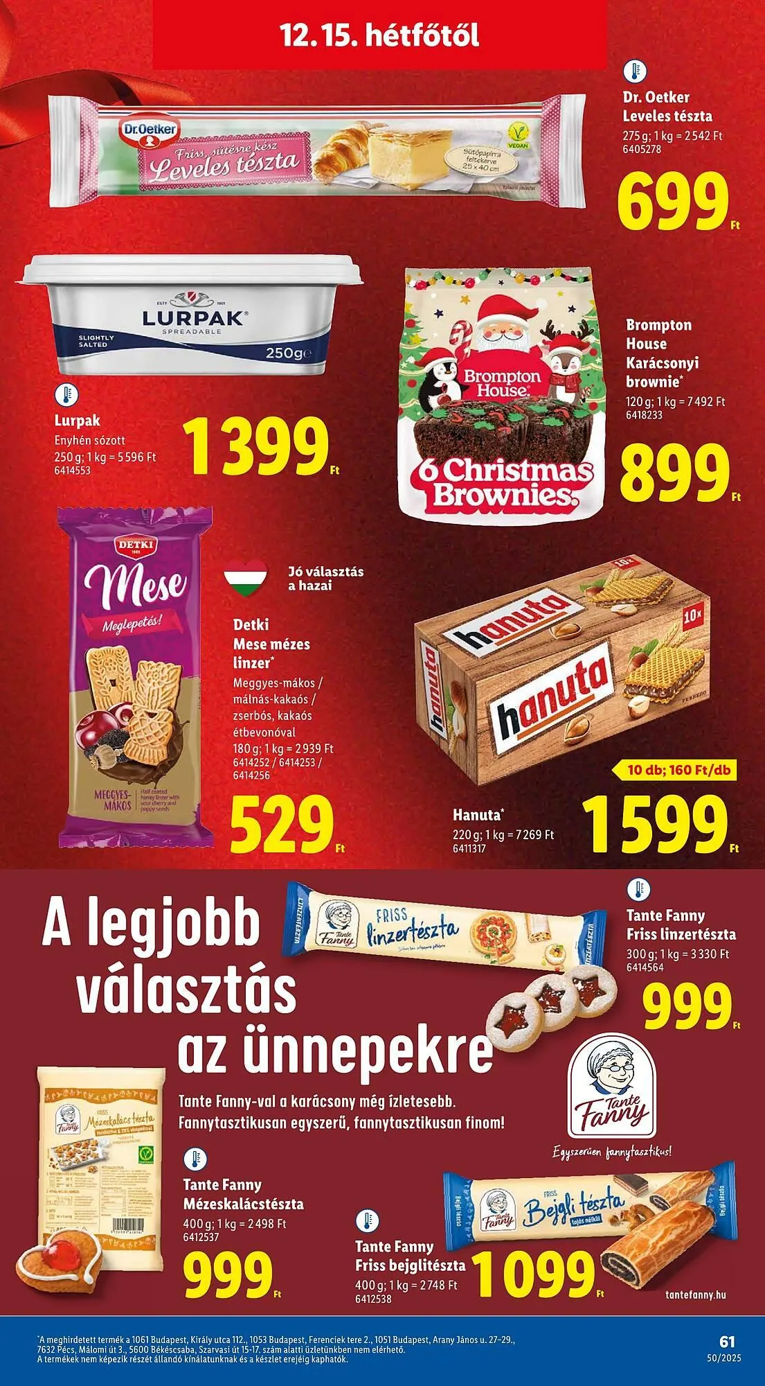 Katalógus Lidl akciós újság december 11.-tól december 17.-ig 2025. - Oldal 61