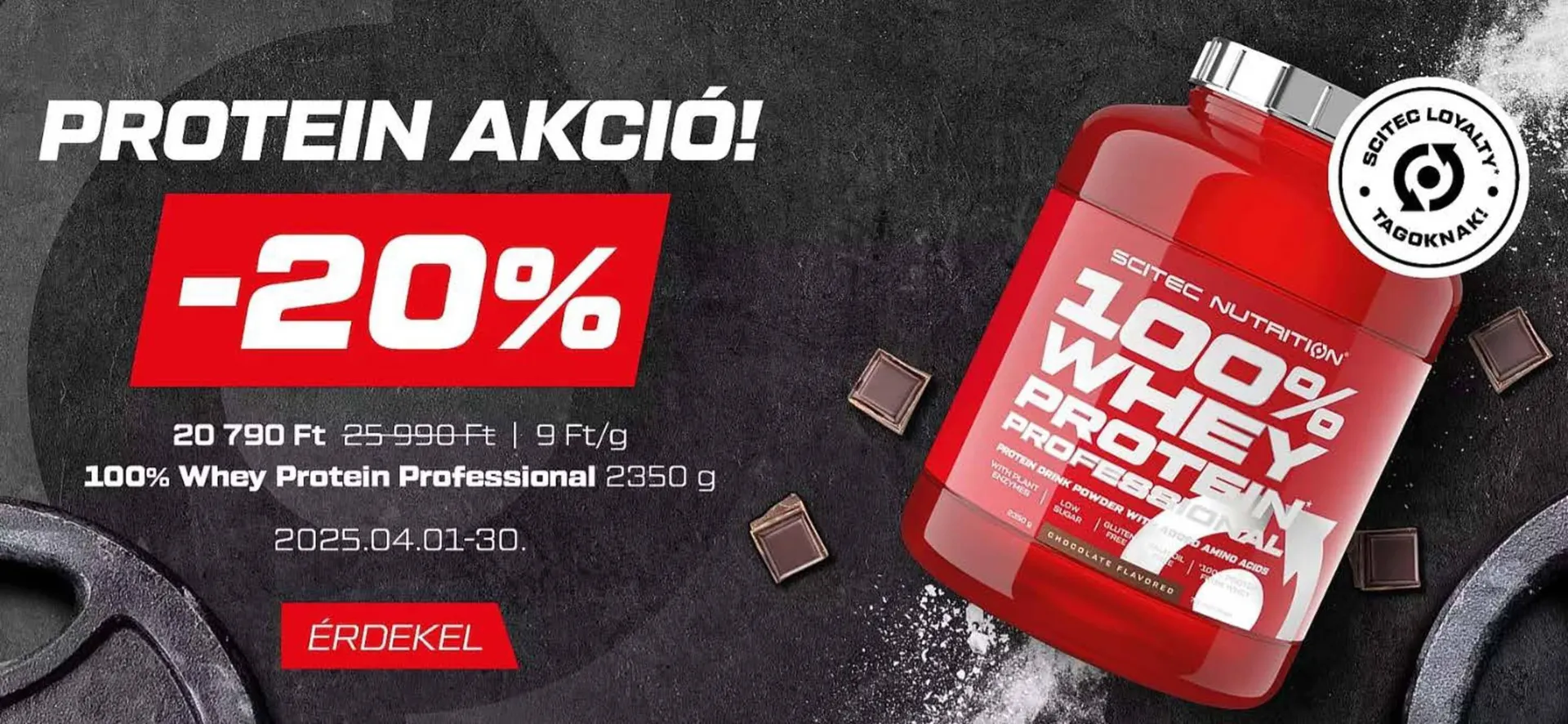 Katalógus Scitec Nutrition akciós újság április 1.-tól április 30.-ig 2025. - Oldal 1