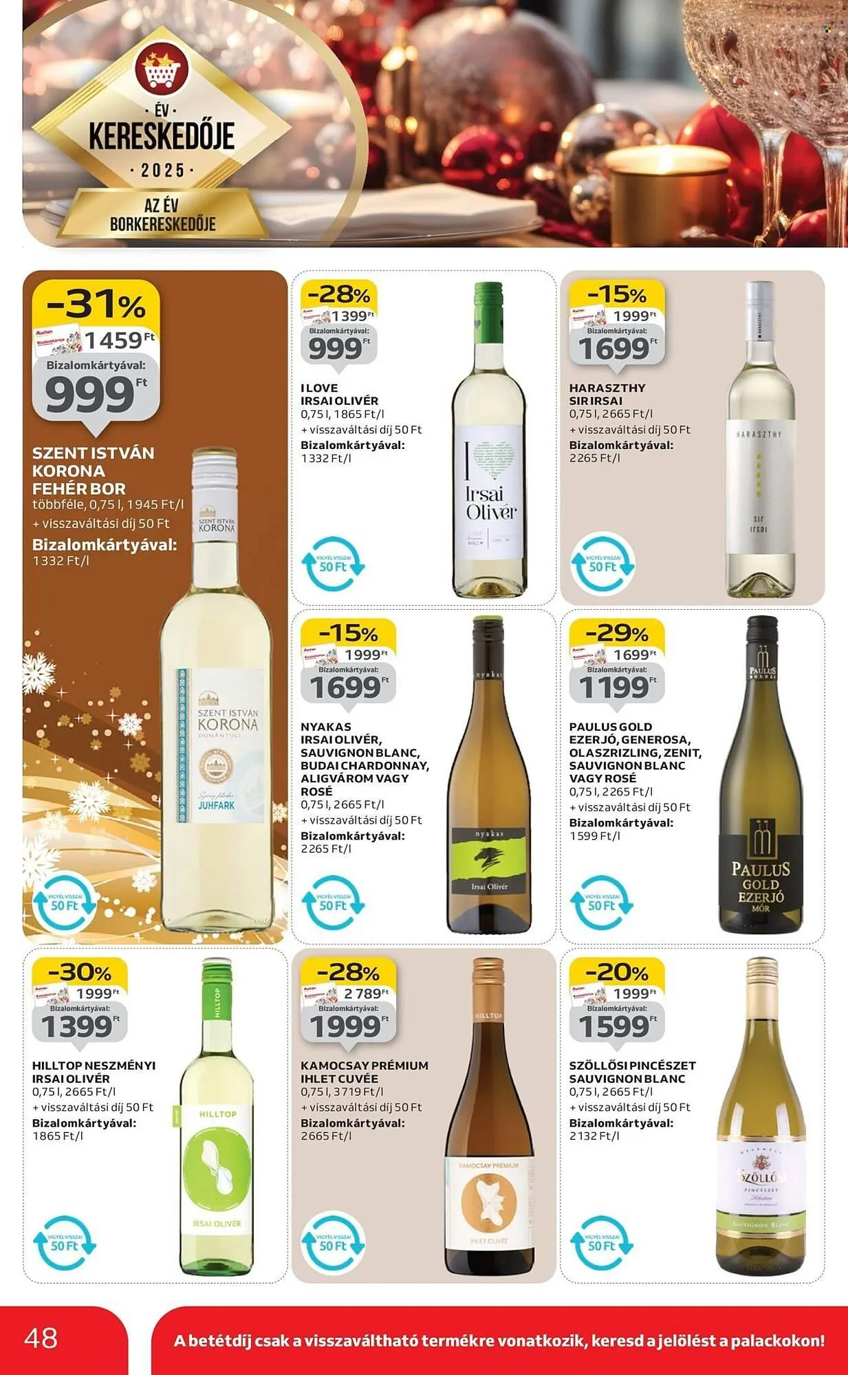 Katalógus Auchan akciós újság december 4.-tól december 10.-ig 2025. - Oldal 48