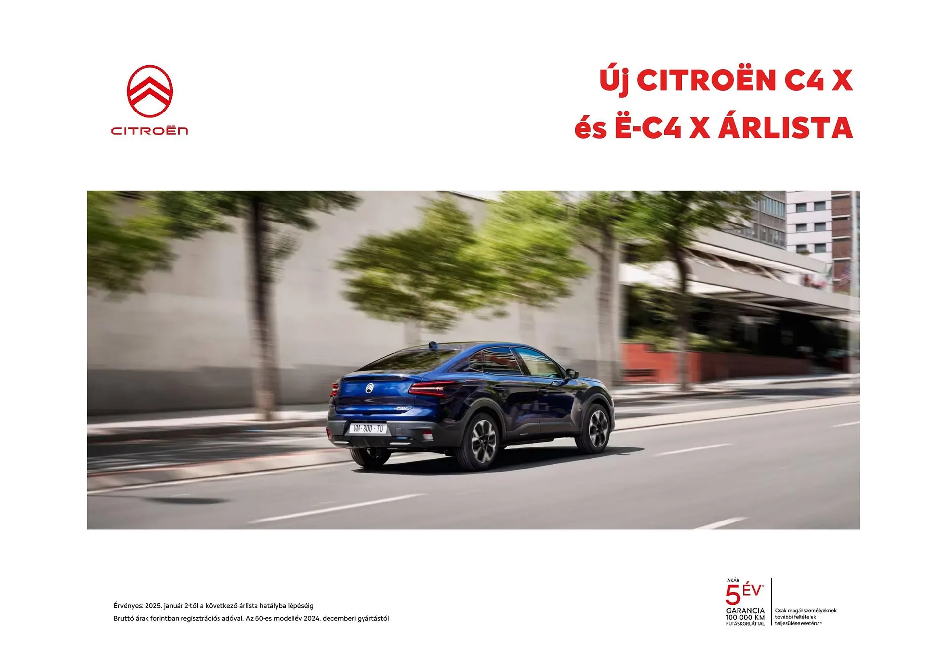 Katalógus Citroën akciós újság január 2.-tól április 2.-ig 2025. - Oldal 1