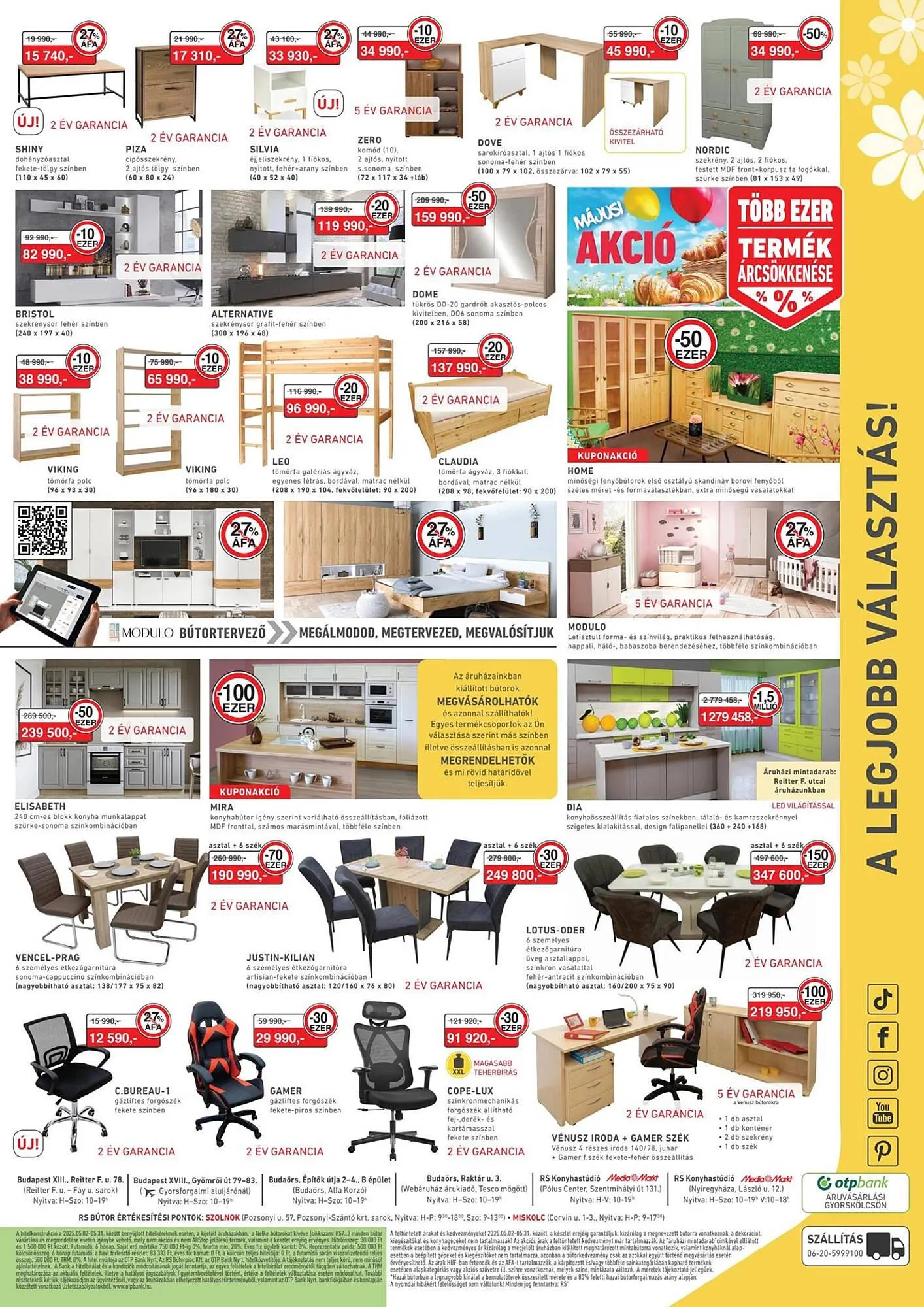 Katalógus RS Bútor akciós újság május 1.-tól május 31.-ig 2025. - Oldal 2
