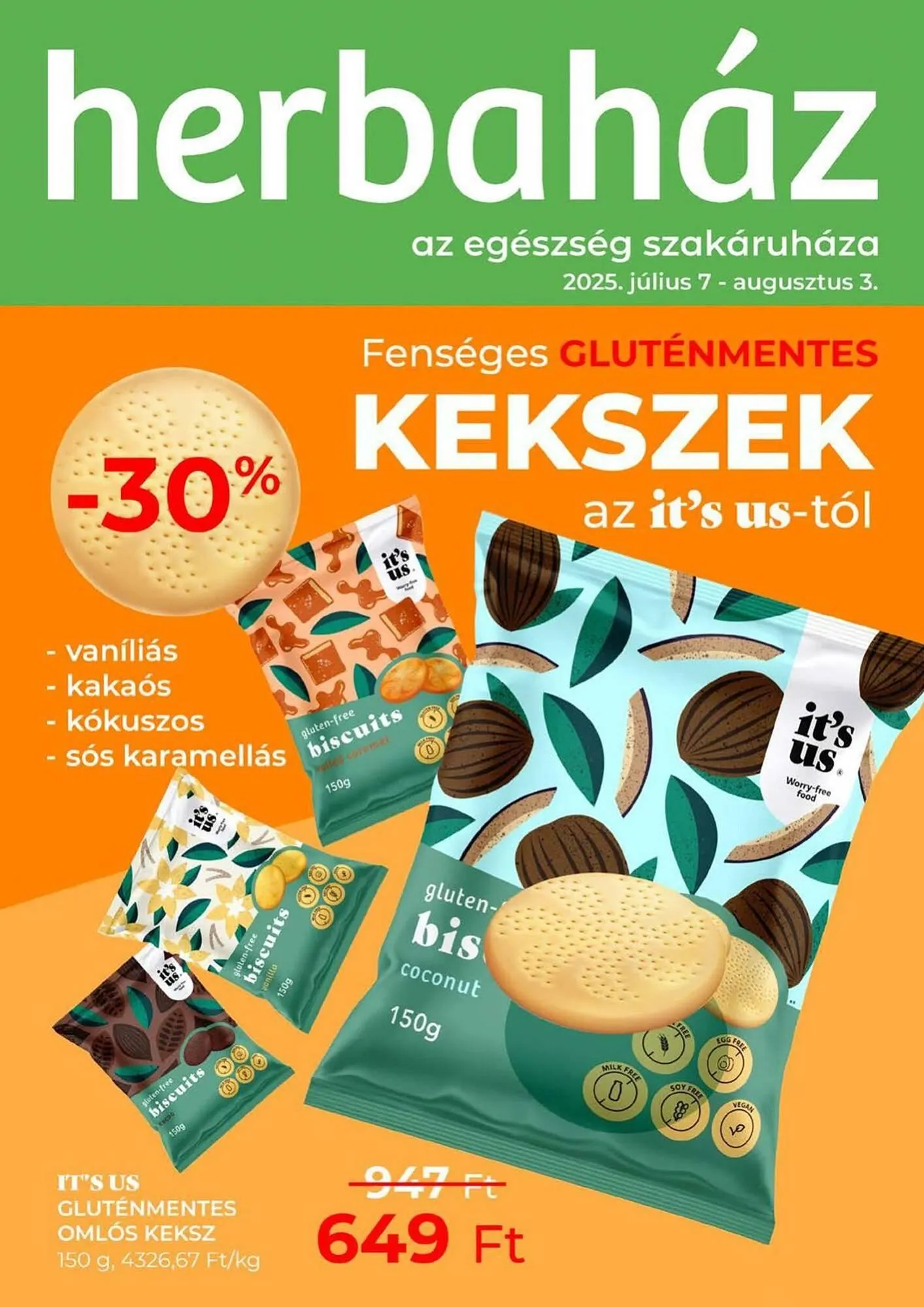 Katalógus Herbaház akciós újság július 7.-tól augusztus 3.-ig 2025. - Oldal 1
