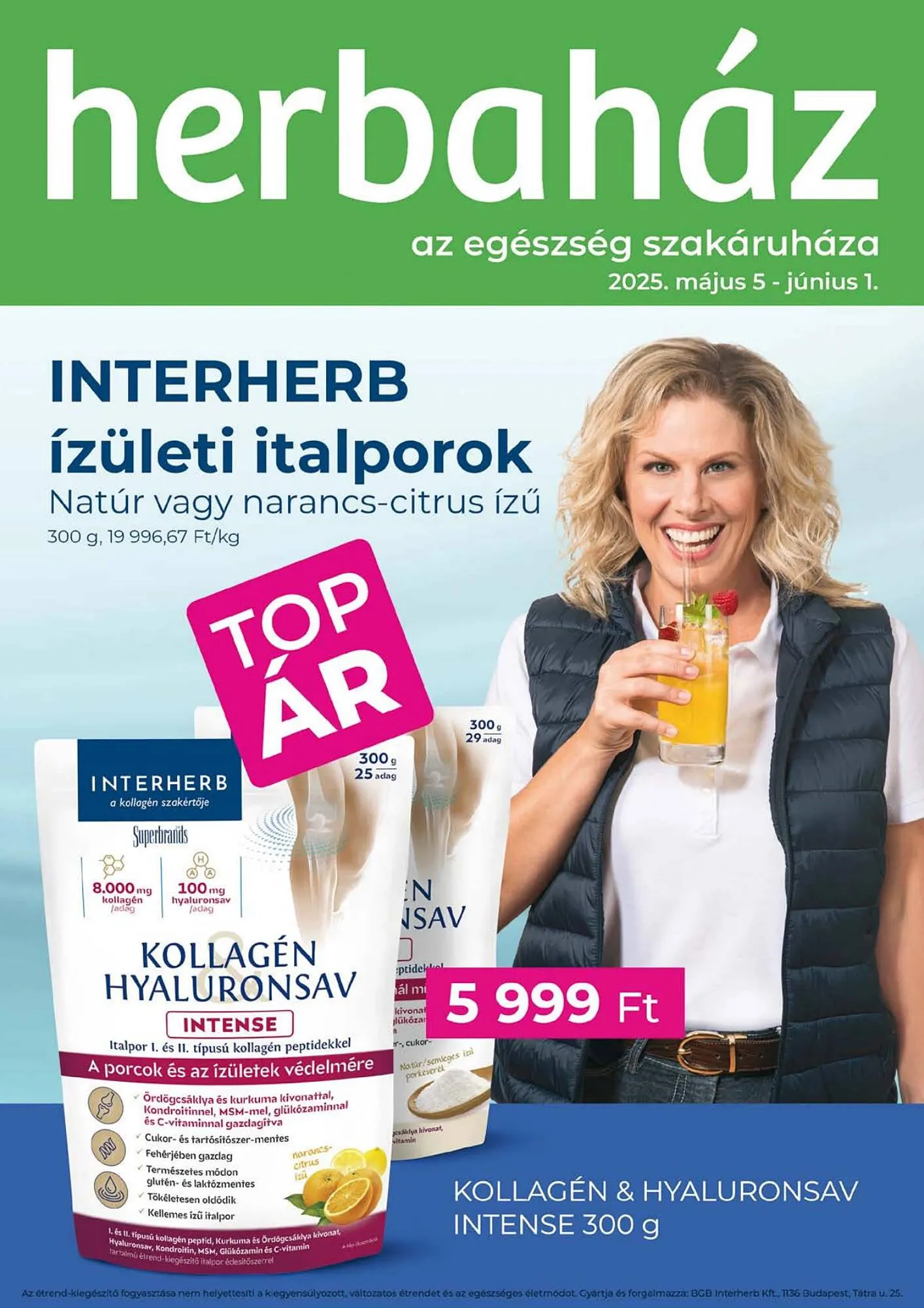 Katalógus Herbaház akciós újság május 5.-tól június 1.-ig 2025. - Oldal 1