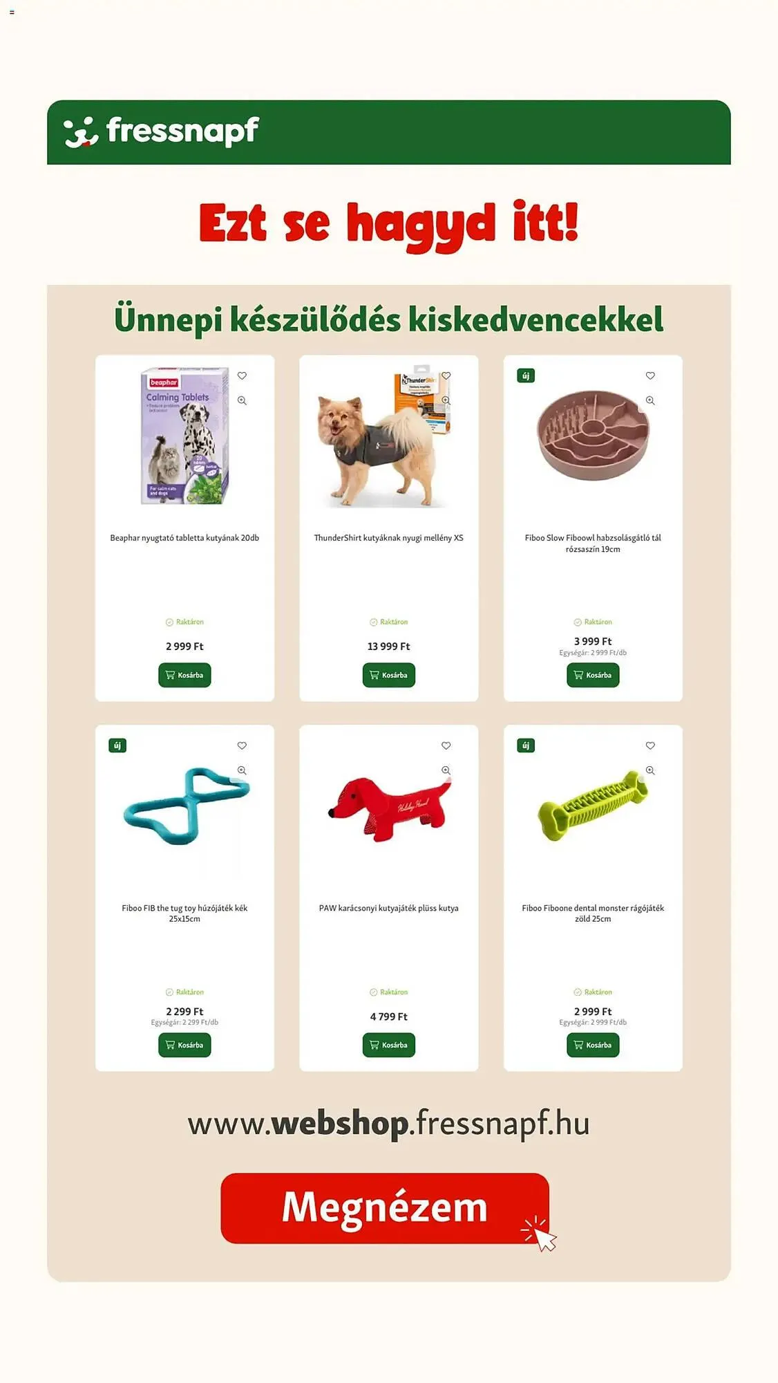 Katalógus Fressnapf akciós újság december 4.-tól december 10.-ig 2025. - Oldal 20