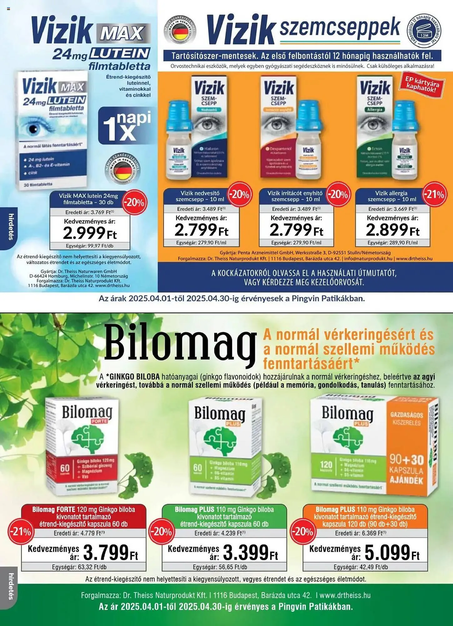 Katalógus Pingvin Patika akciós újság április 1.-tól április 30.-ig 2025. - Oldal 14