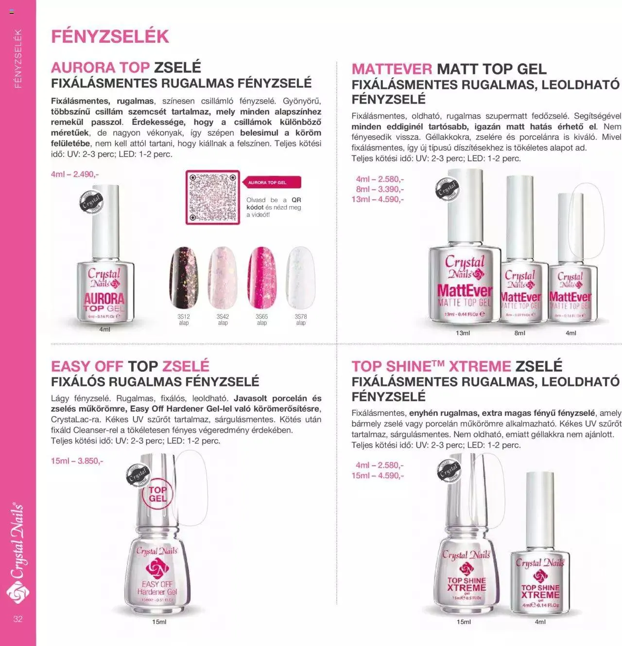 Katalógus Crystal Nails - Nagykatalógus 22/23 március 8.-tól december 31.-ig 2023. - Oldal 32
