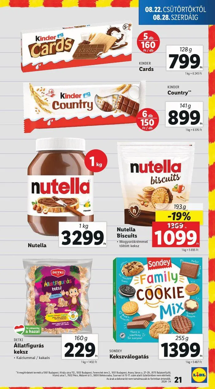 Katalógus Akciós újság – 34. hét augusztus 22.-tól augusztus 28.-ig 2024. - Oldal 21