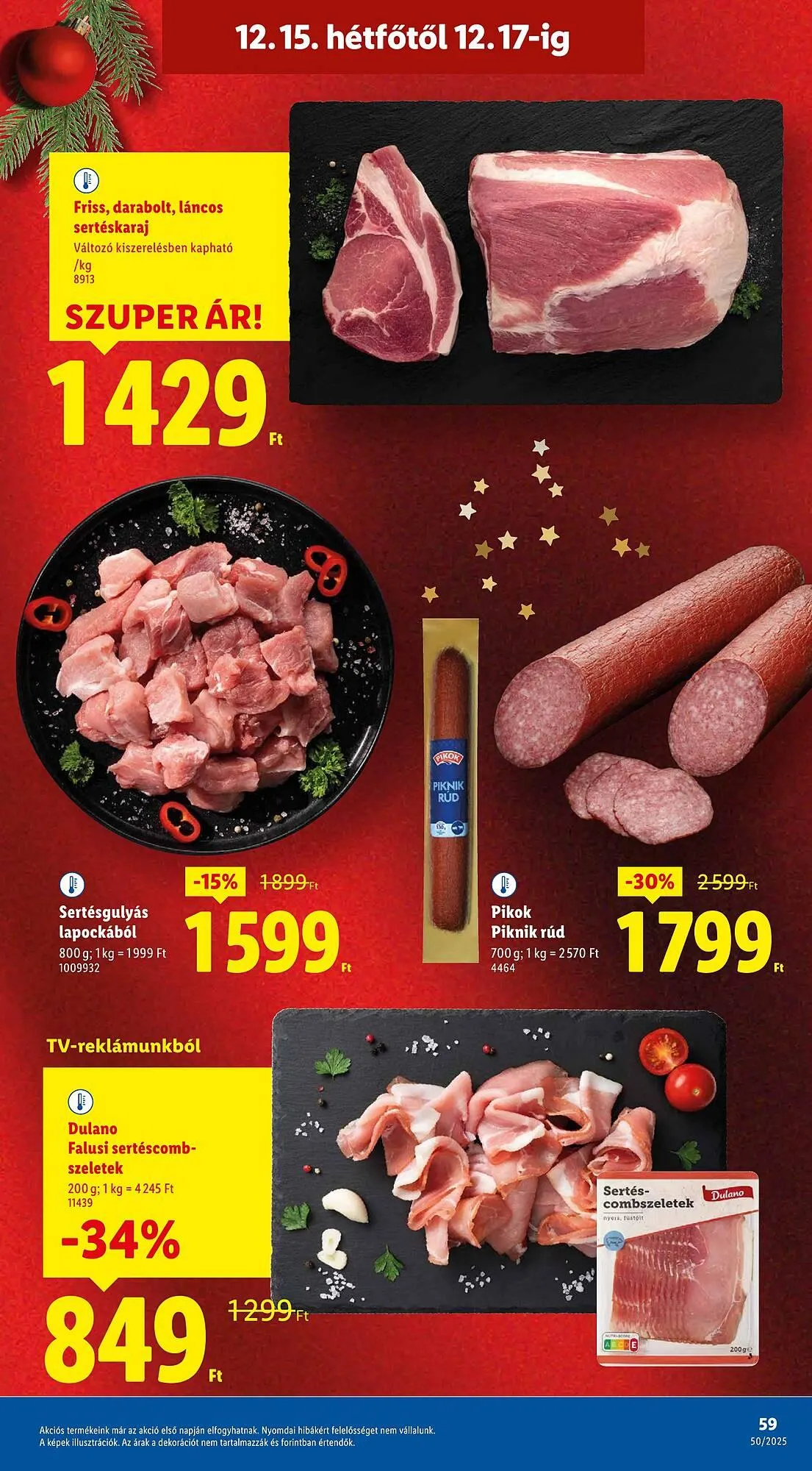 Katalógus Lidl akciós újság december 11.-tól december 17.-ig 2025. - Oldal 59