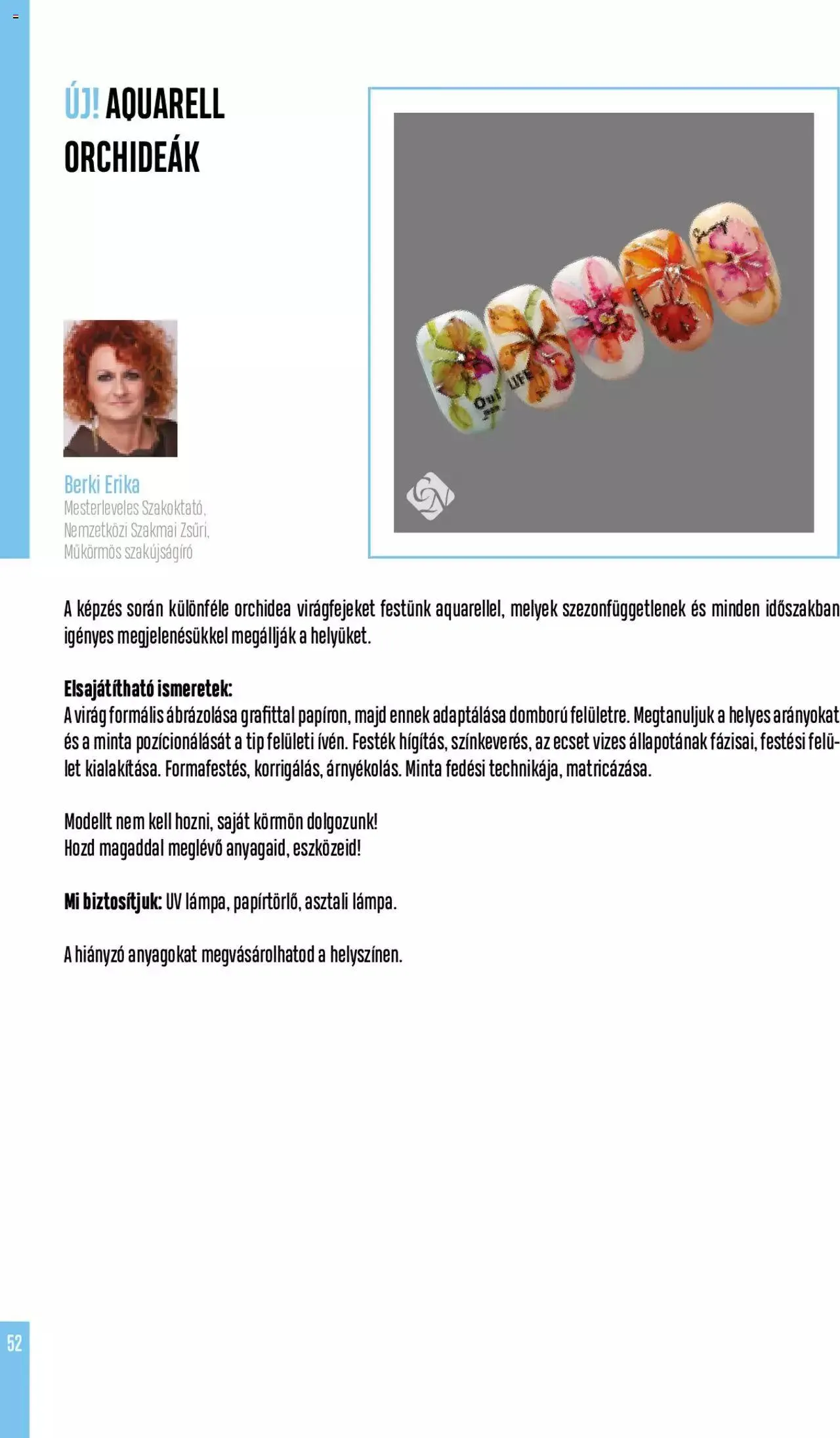 Katalógus Crystal Nails - Oktatási kézikönyv szeptember 5.-tól december 31.-ig 2023. - Oldal 52