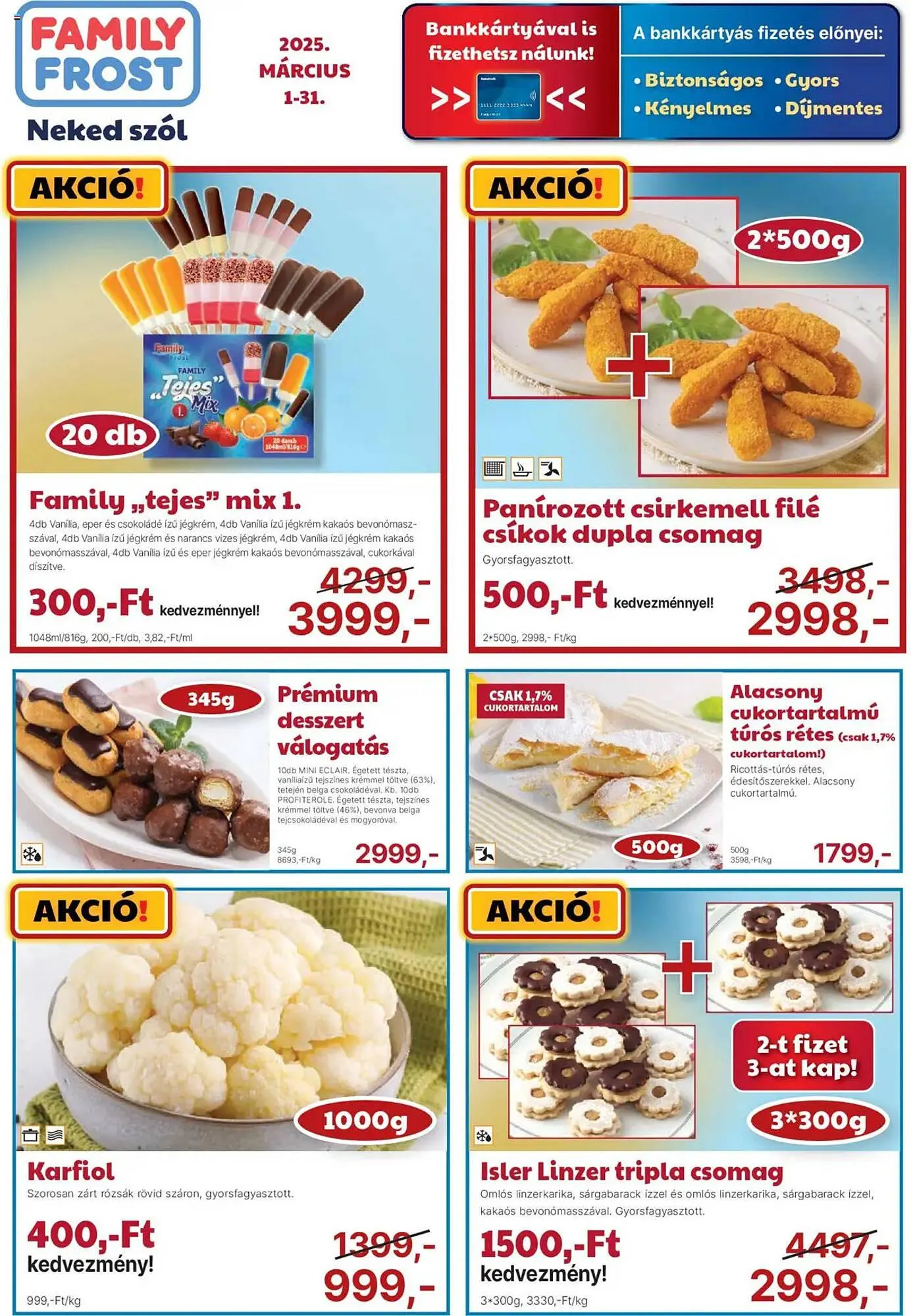Katalógus Family Frost akciós újság március 1.-tól március 31.-ig 2025. - Oldal 1