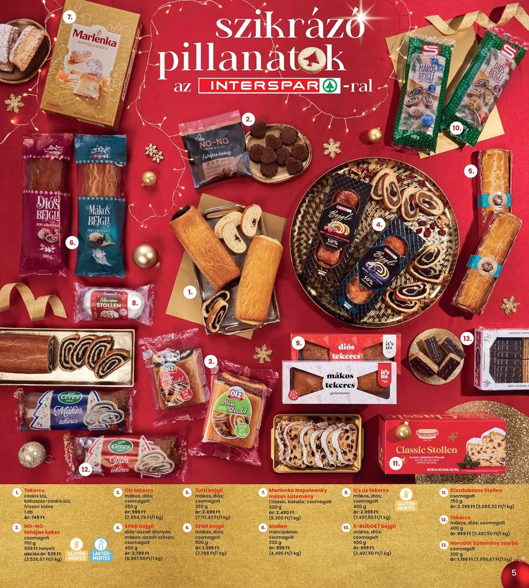 Katalógus Interspar akciós újság december 4.-tól december 10.-ig 2025. - Oldal 5