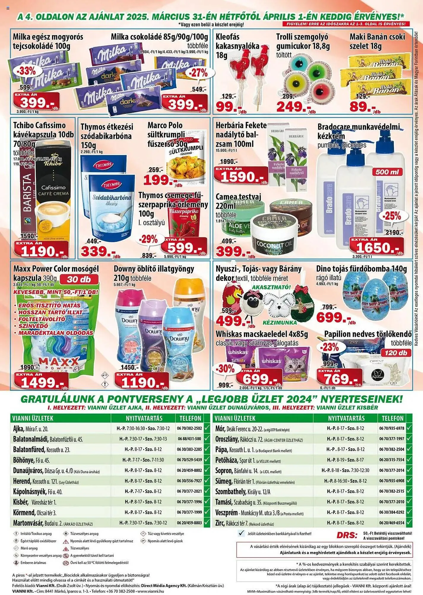 Katalógus Vianni Drogéria akciós újság március 19.-tól április 1.-ig 2025. - Oldal 4
