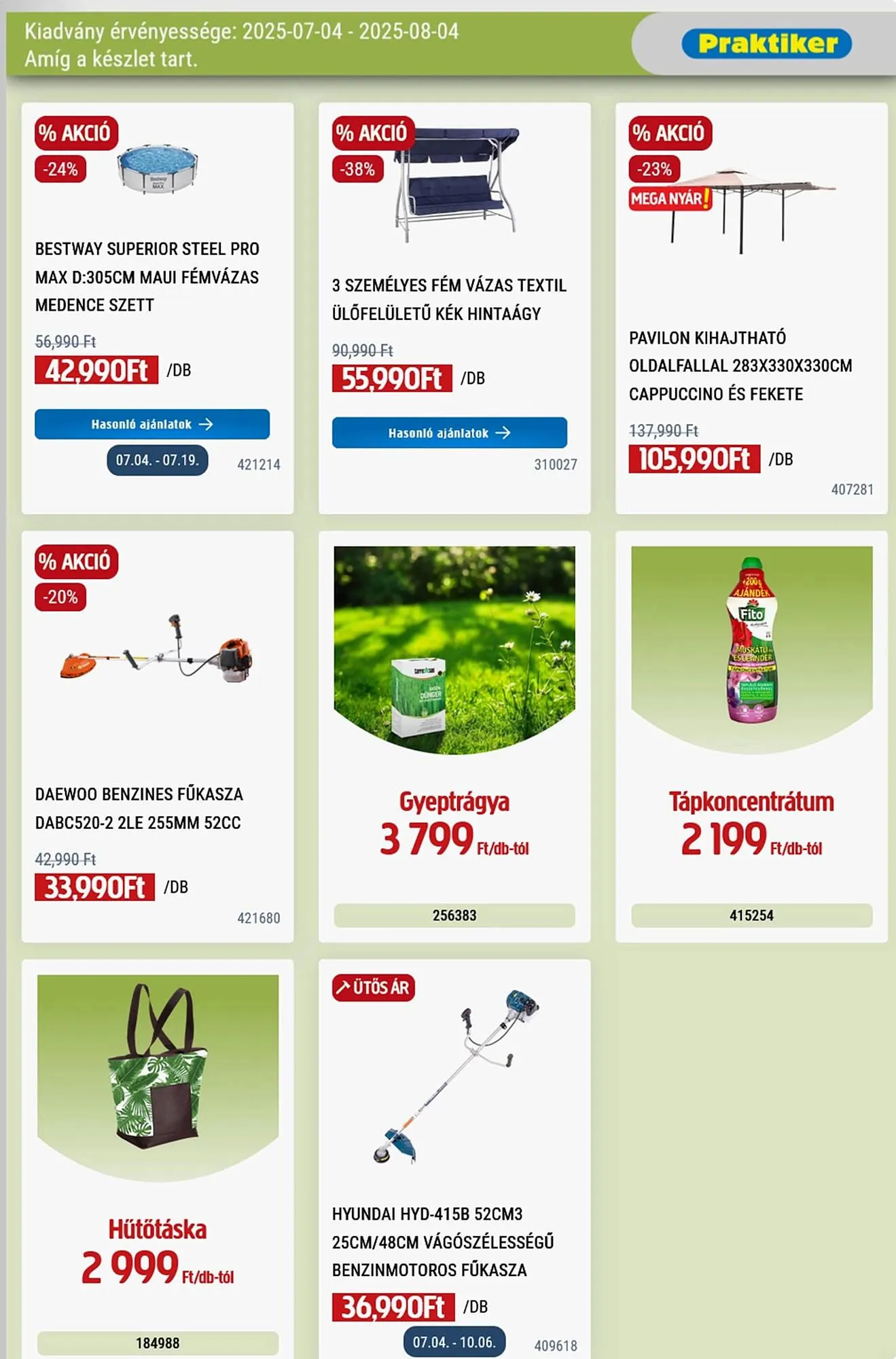 Katalógus Praktiker akciós újság július 4.-tól augusztus 4.-ig 2025. - Oldal 33