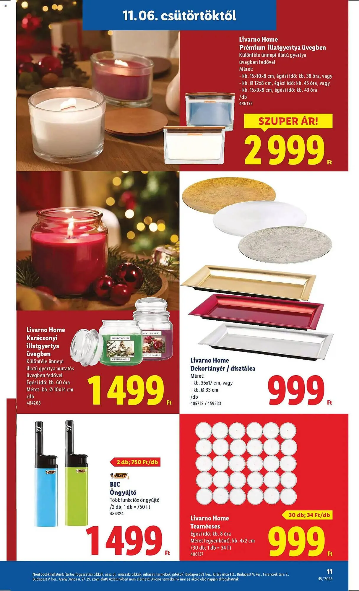 Katalógus Lidl akciós újság november 6.-tól december 28.-ig 2025. - Oldal 11