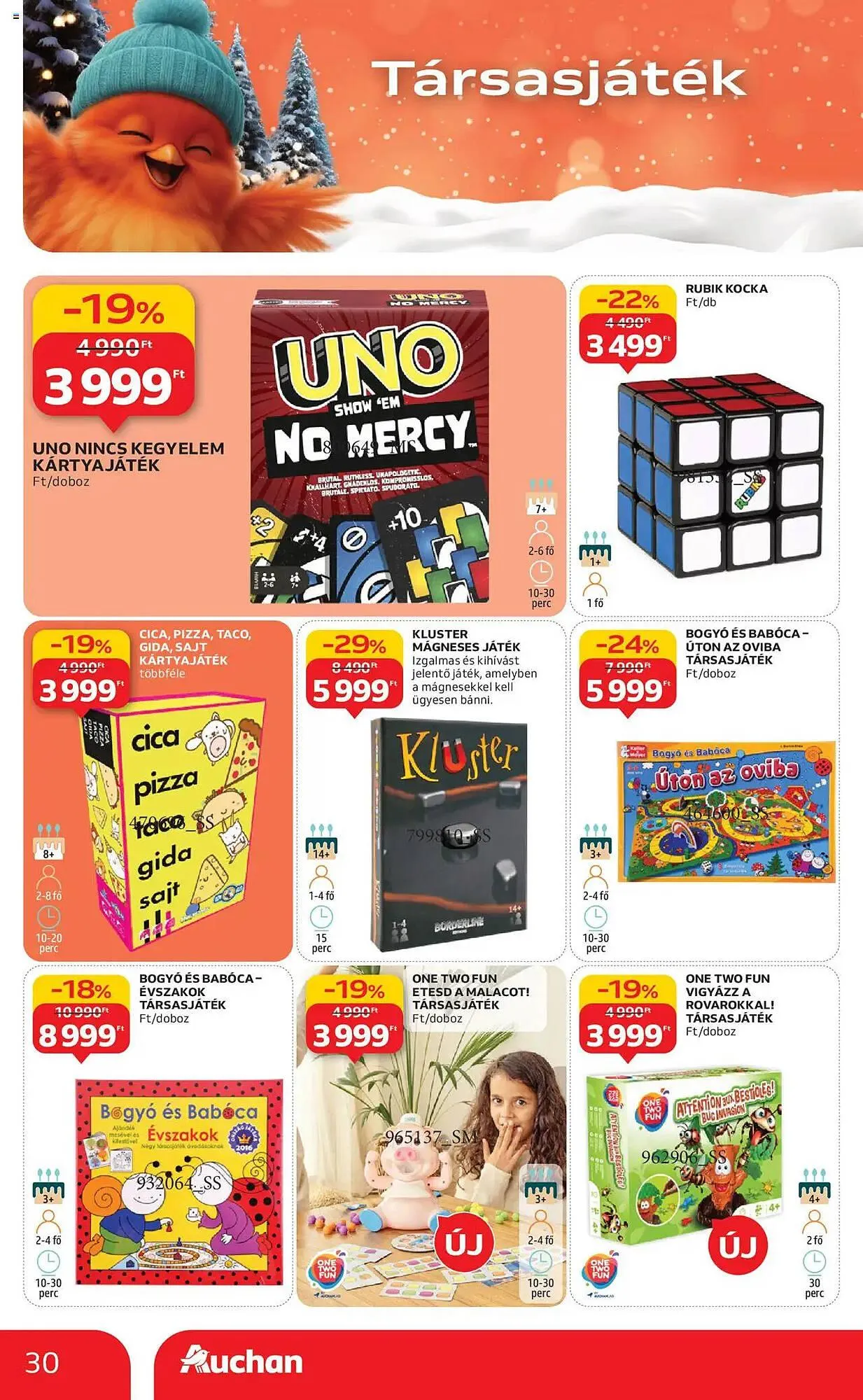 Katalógus Auchan akciós újság október 24.-tól november 26.-ig 2025. - Oldal 30