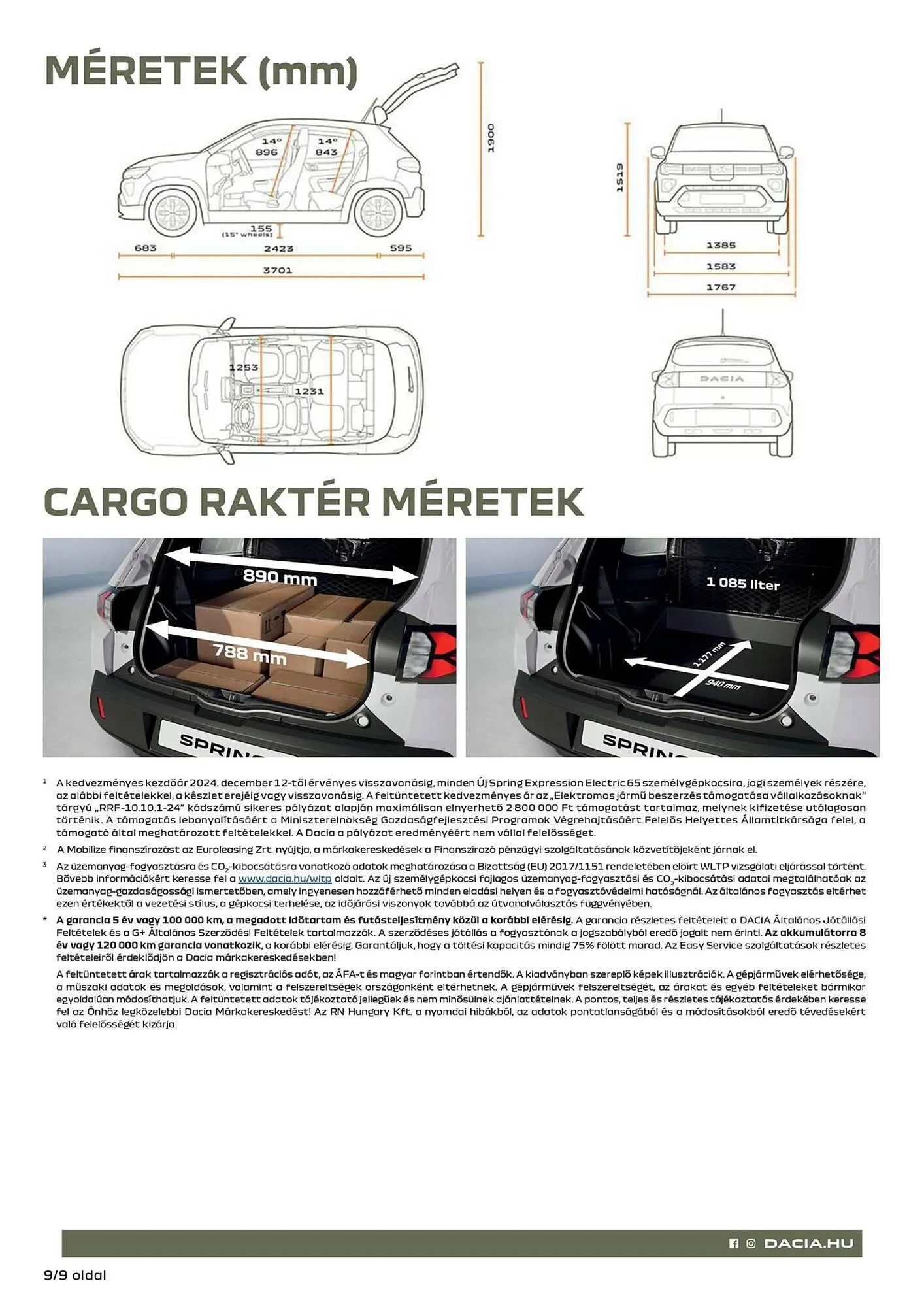 Katalógus Dacia akciós újság március 14.-tól április 27.-ig 2025. - Oldal 9