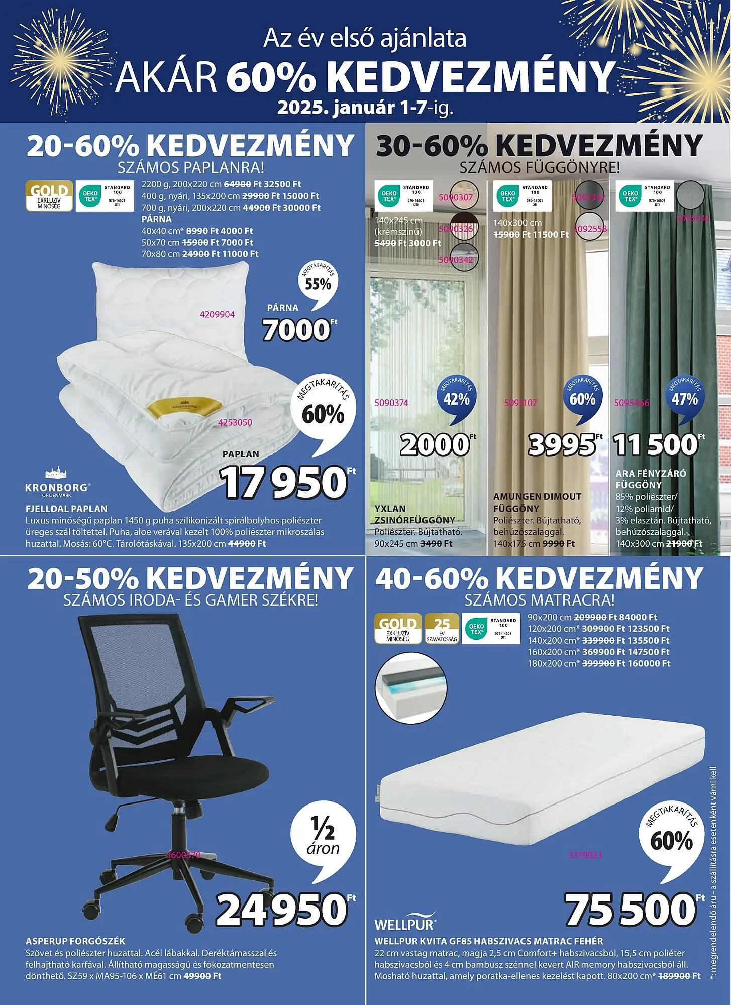 Katalógus JYSK akciós újság január 1.-tól február 2.-ig 2025. - Oldal 3