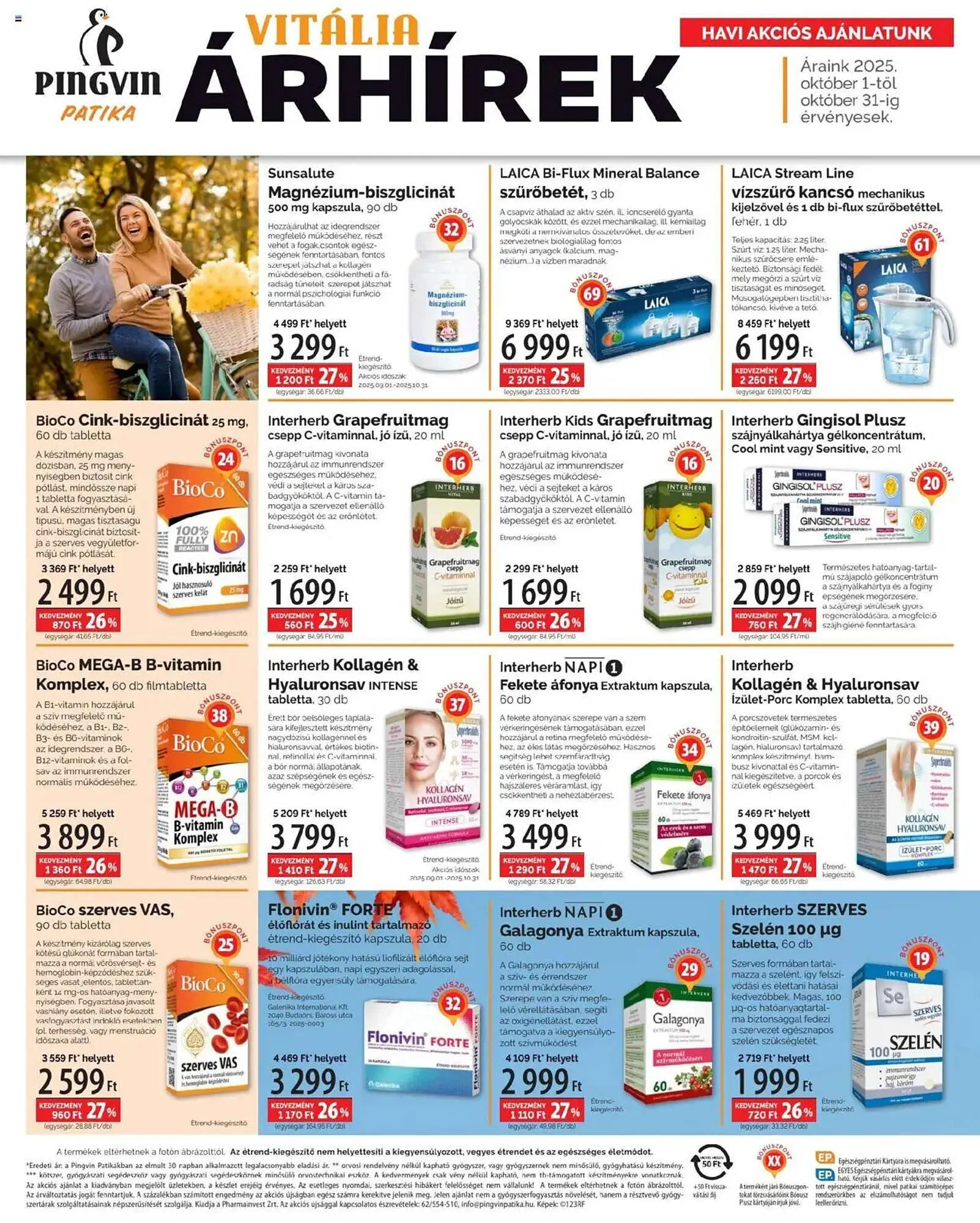 Katalógus Pingvin Patika akciós újság október 1.-tól október 31.-ig 2025. - Oldal 2