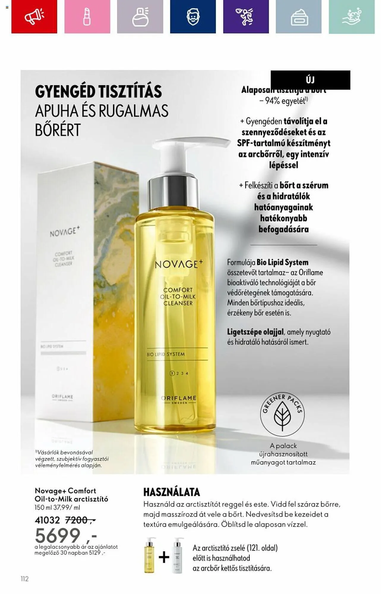 Katalógus Oriflame akciós újság augusztus 30.-tól szeptember 19.-ig 2023. - Oldal 112