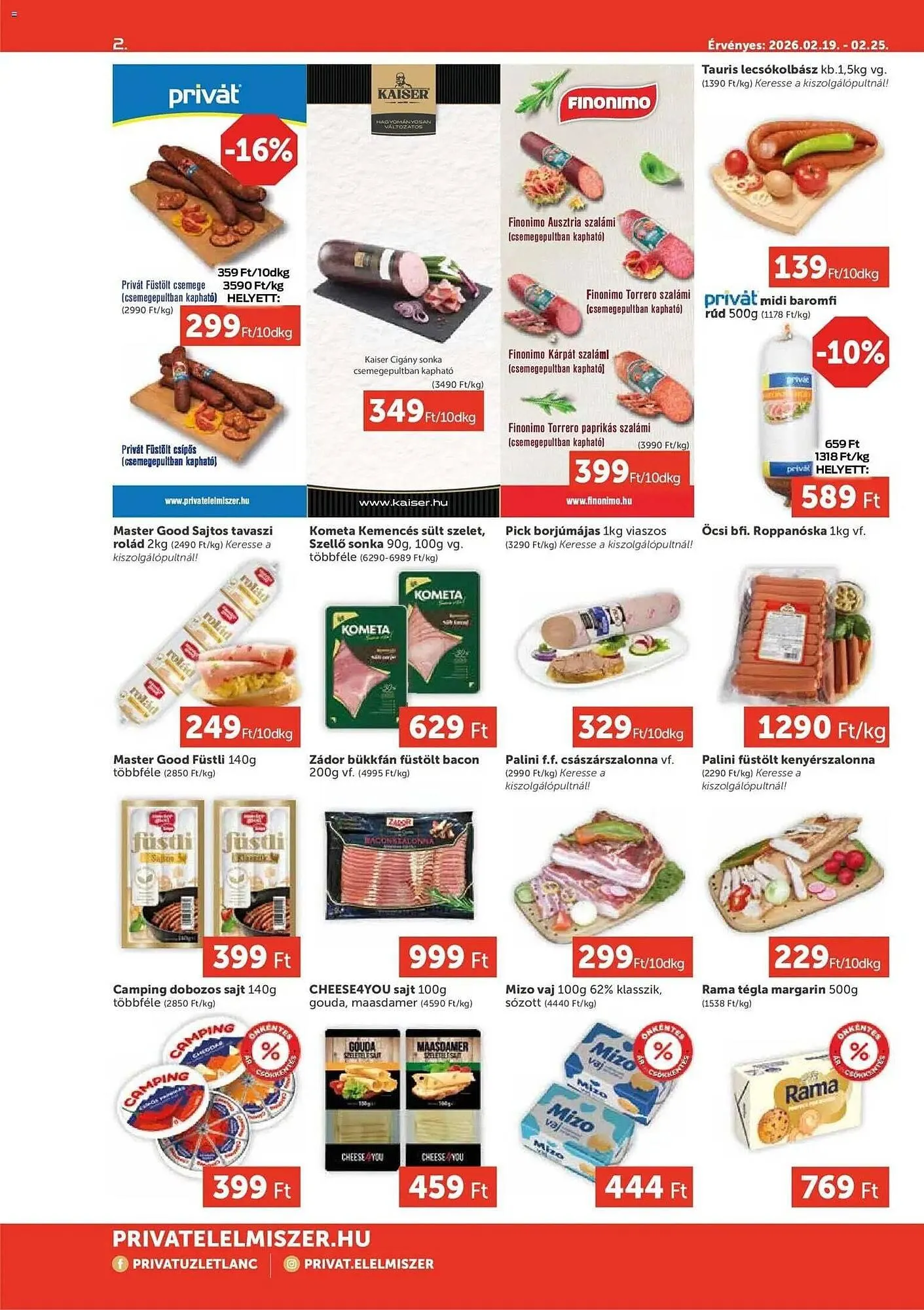 Katalógus PRIVÁT akciós újság február 19.-tól február 25.-ig 2026. - Oldal 2