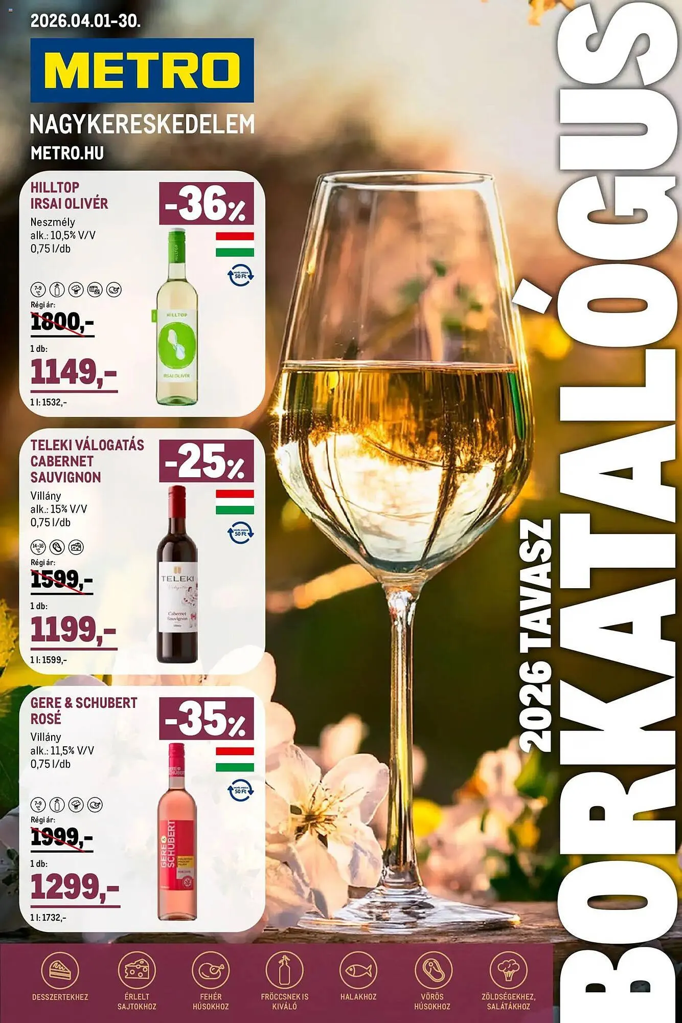Katalógus Metro akciós újság április 1.-tól április 30.-ig 2026. - Oldal 1