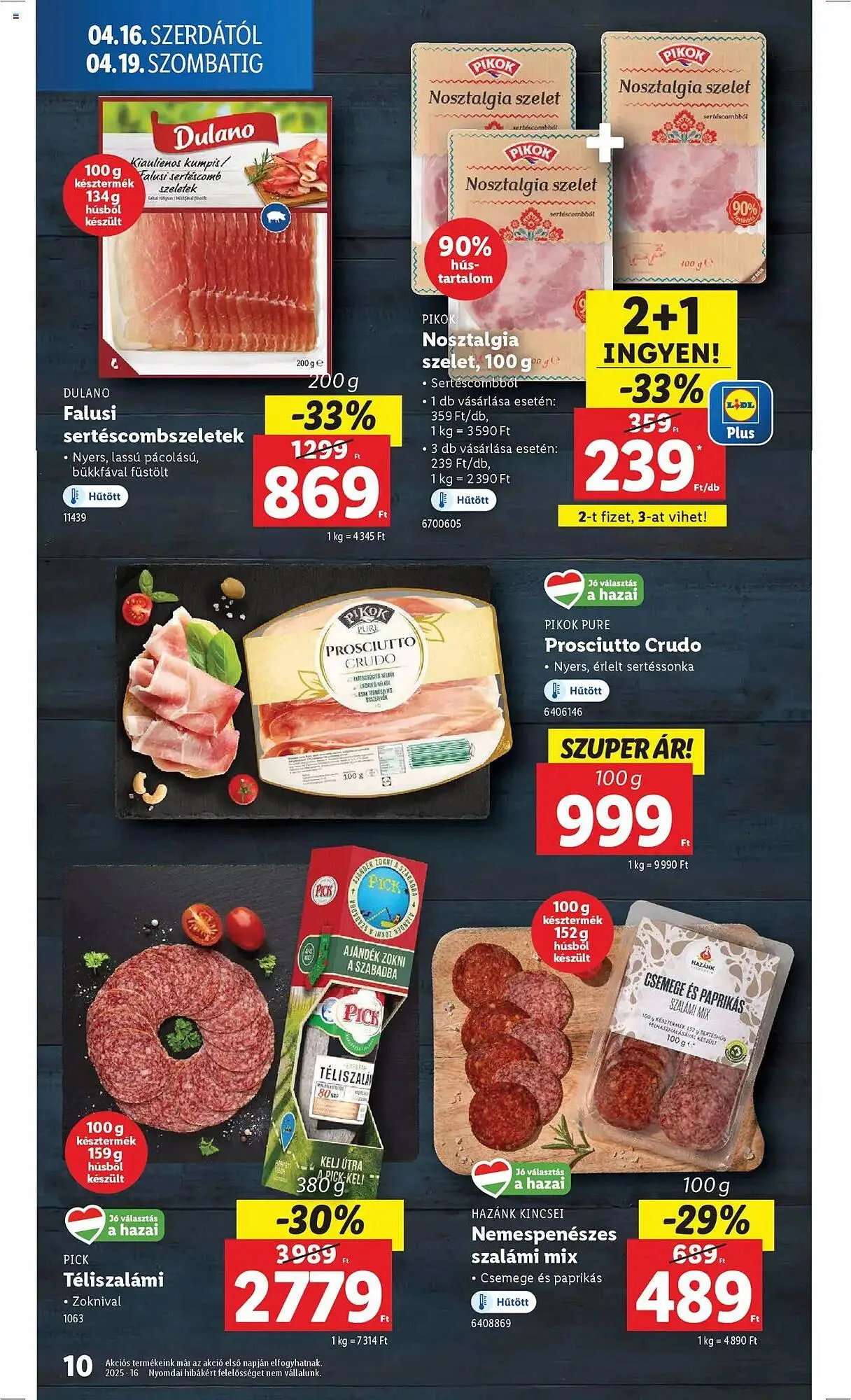 Katalógus Lidl akciós újság április 16.-tól április 22.-ig 2025. - Oldal 10